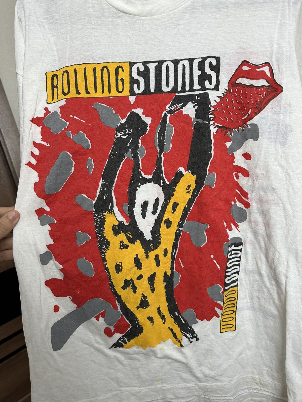 The Rolling Stones 1995 The Rolling Stones Voodoo Tour Band Vintage T-Shirt Tee Size US XL / EU 56 / 4 - 5 Thumbnail