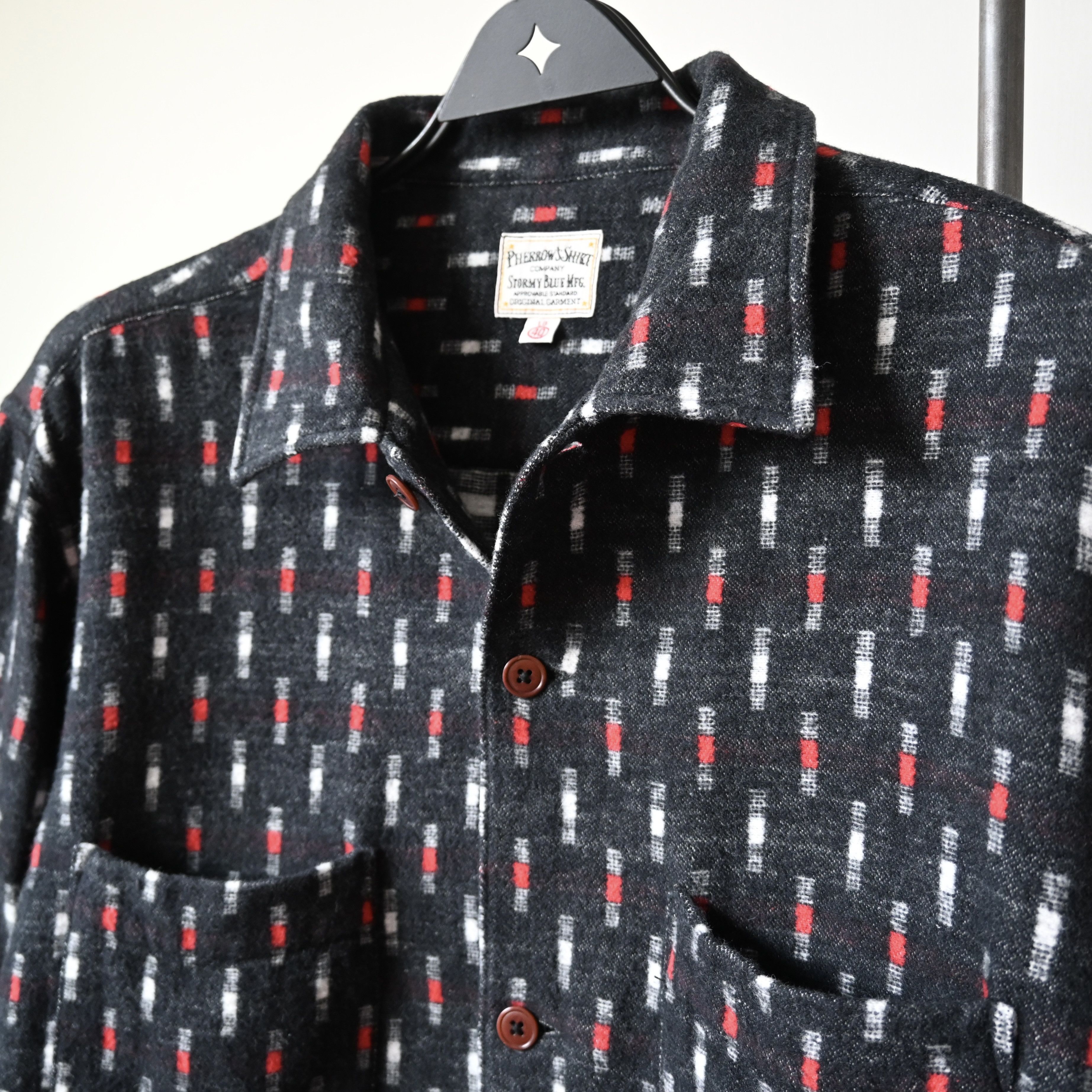 Pherrow's Pherrow's dobby fleeced cotton square shirt, made in Japan Size US L / EU 52-54 / 3 - 10 Thumbnail