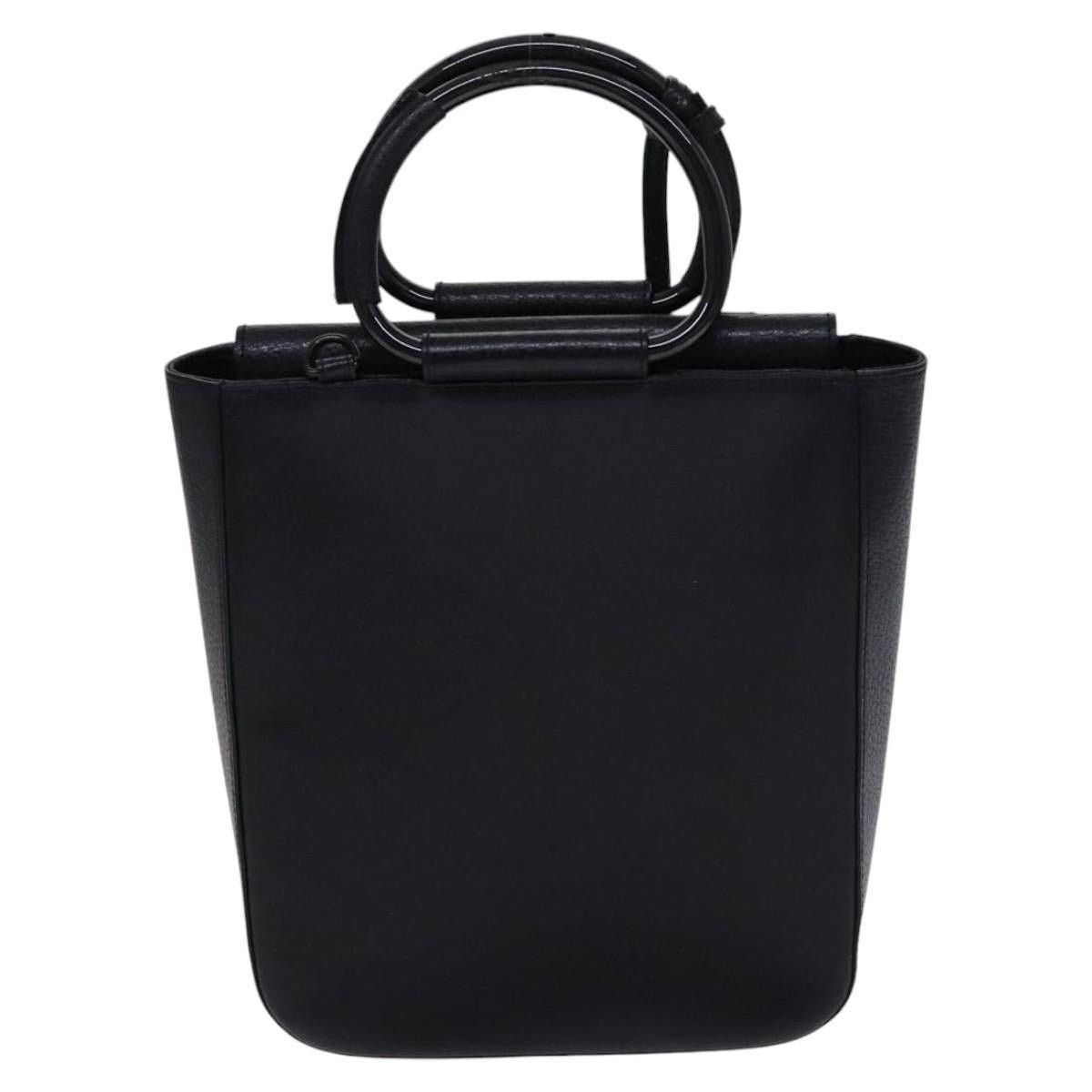 Gucci GUCCI Hand Bag Leather Black Size ONE SIZE - 3 Thumbnail
