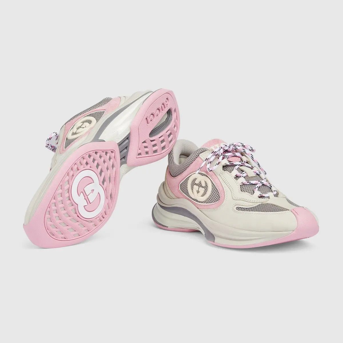Gucci o1s1wg110425 Women's Gucci Run Sneakers in Multicolor Size US 11 / IT 41 - 4 Thumbnail