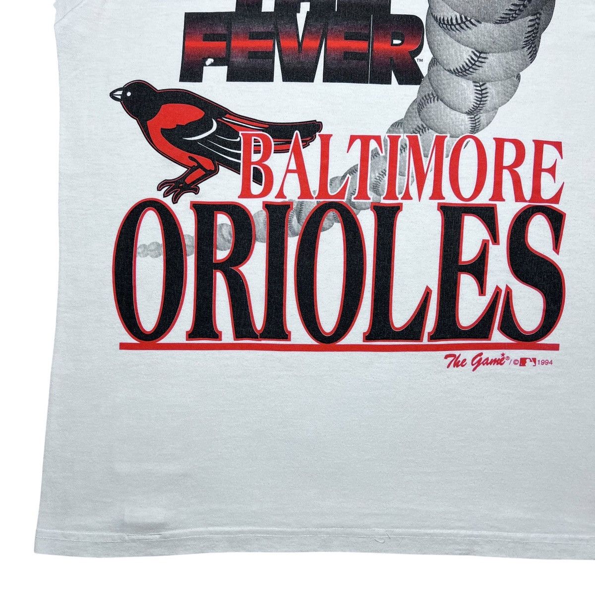 The Game 1994 MLB Baltimore Orioles Catch The Fever The Game T-Shirt Size US M / EU 48-50 / 2 - 13 Thumbnail