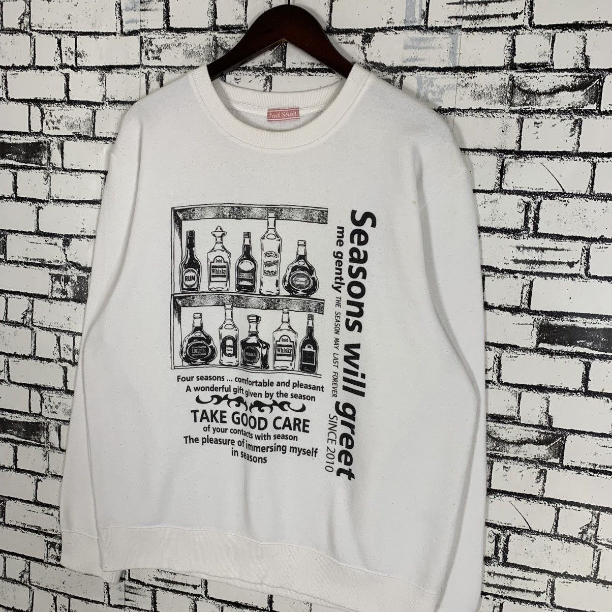 Vintage Vintage Park Whisky Rum Street Sweatshirt Size US XL / EU 56 / 4 - 3 Thumbnail