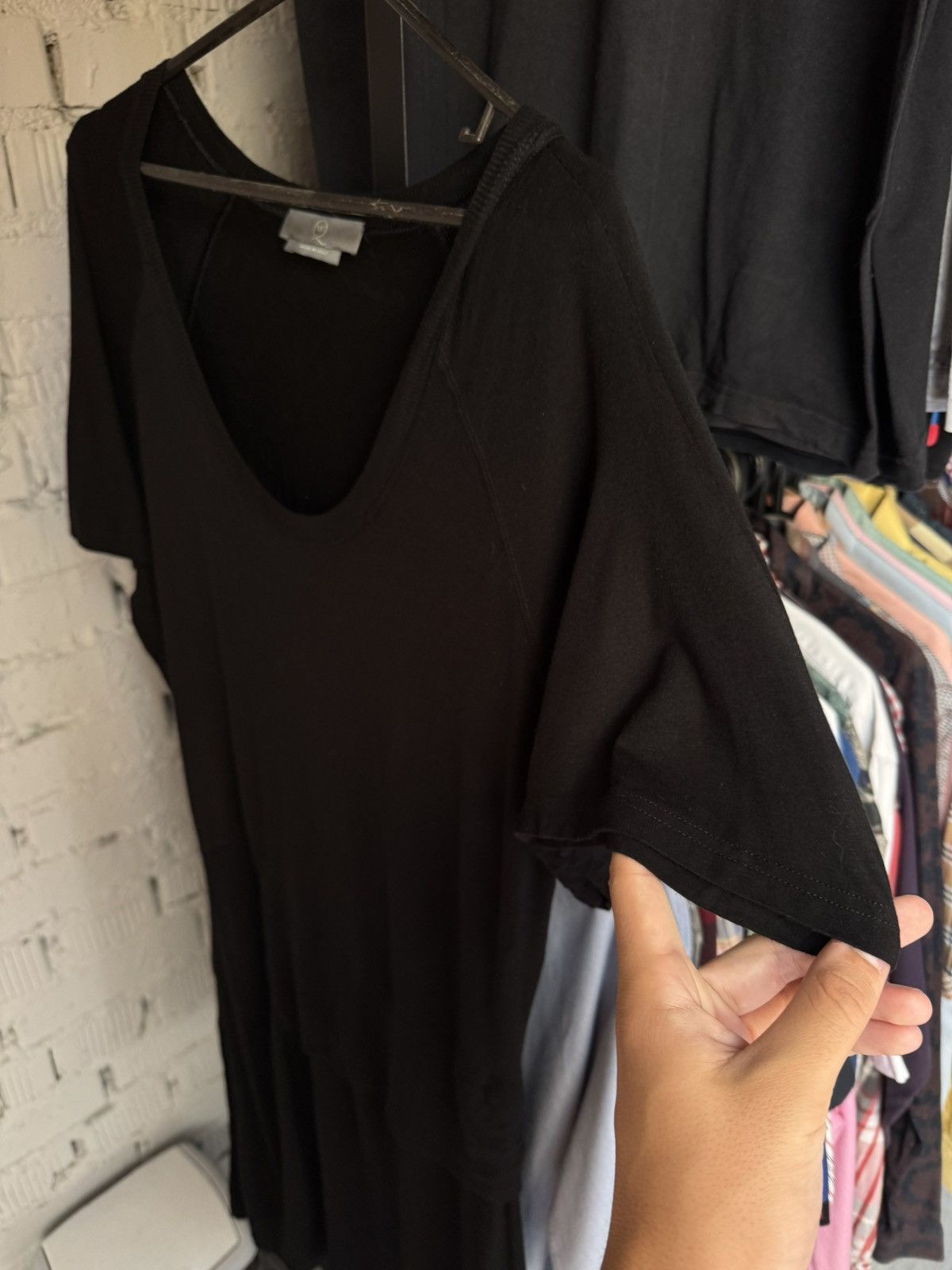 Alexander McQueen MC Alexander McQueen Stretch Dress Viscose Large Women’s Black Design Tunic Size L / US 10 / IT 46 - 7 Thumbnail