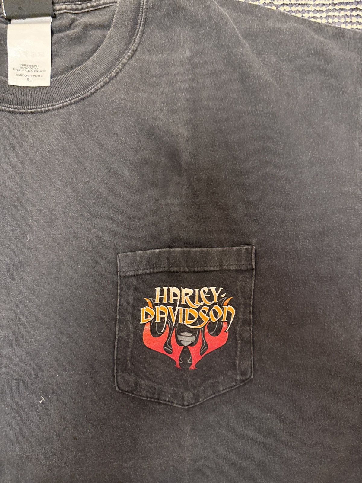 Vintage Vintage Harley Davidson T Shirt Size US L / EU 52-54 / 3 - 2 Thumbnail