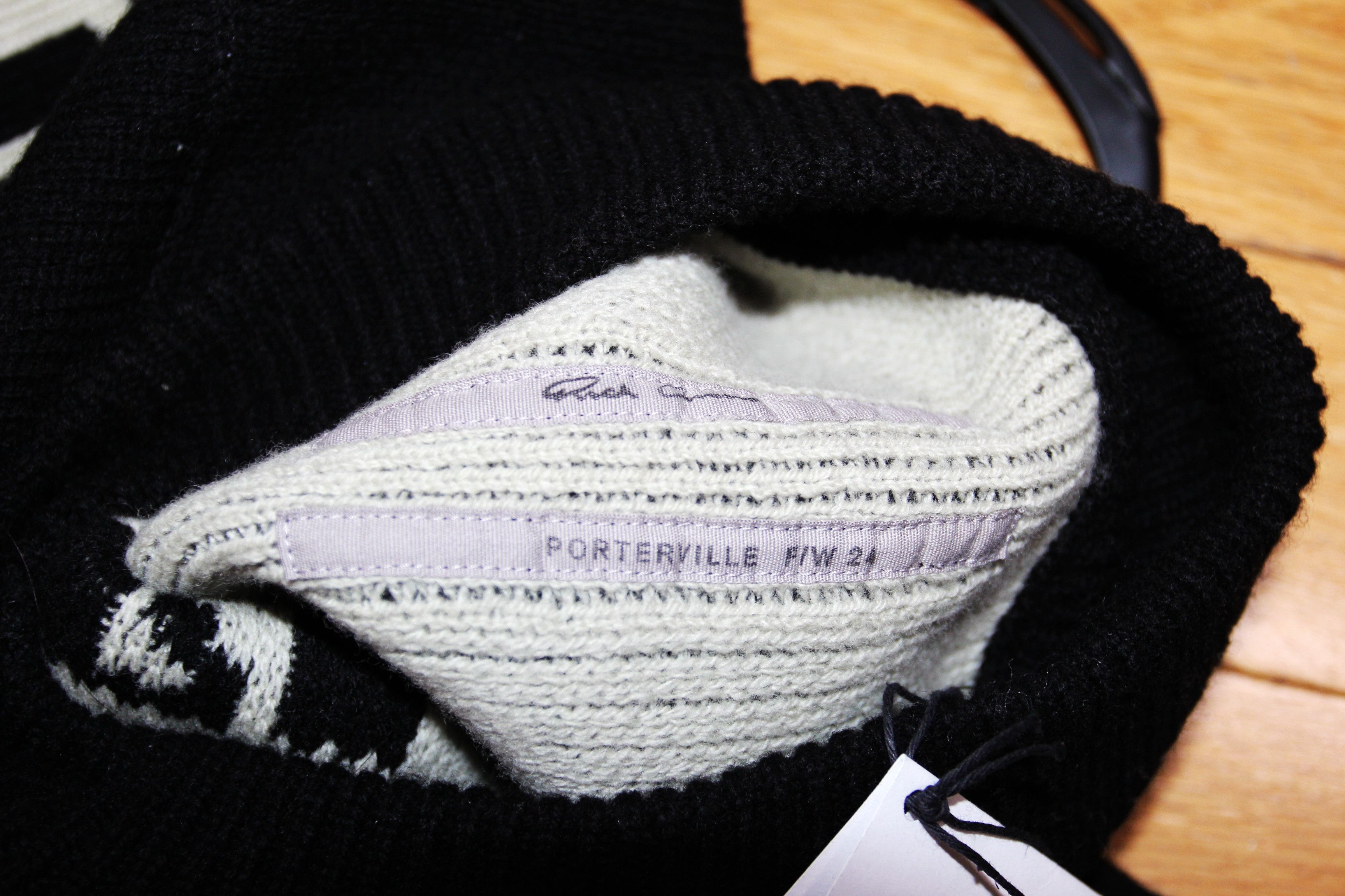 Rick Owens BNWT AW24 RICK OWENS "PORTERVILLE" JUMBO CREWNECK SWEATER XS Size US XS / EU 42 / 0 - 9 Thumbnail