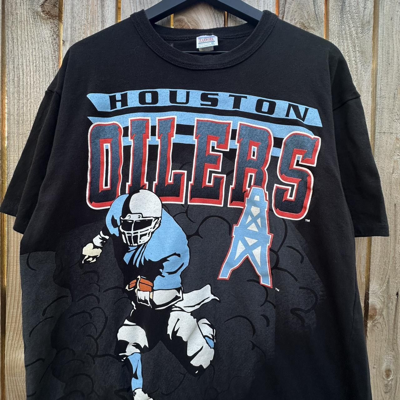 Vintage Houston Oilers vintage tee Size US L / EU 52-54 / 3 - 3 Thumbnail