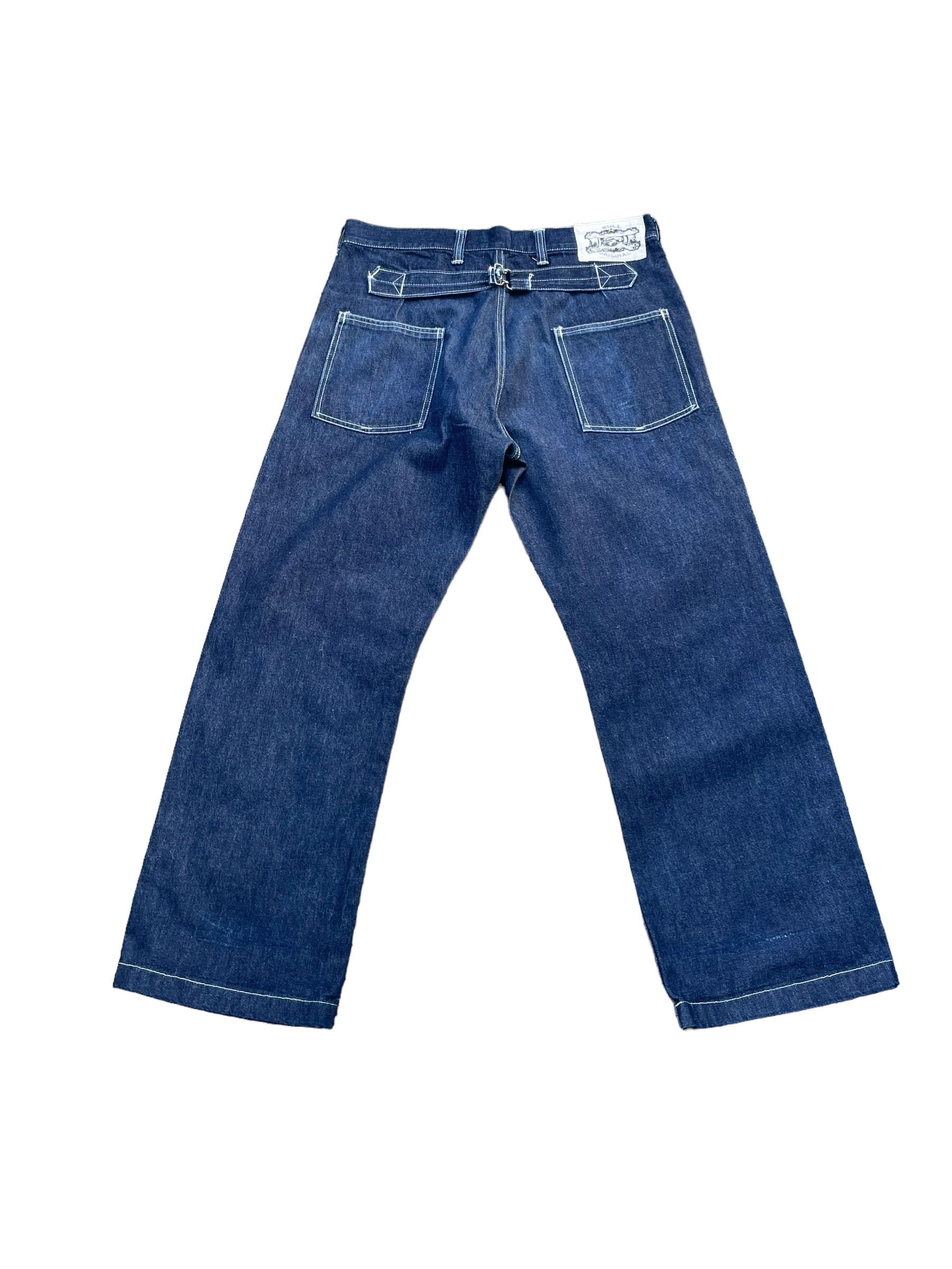 If Six Was Nine Vintage Bull Original Denim Baker Pant Size US 33 - 4 Thumbnail