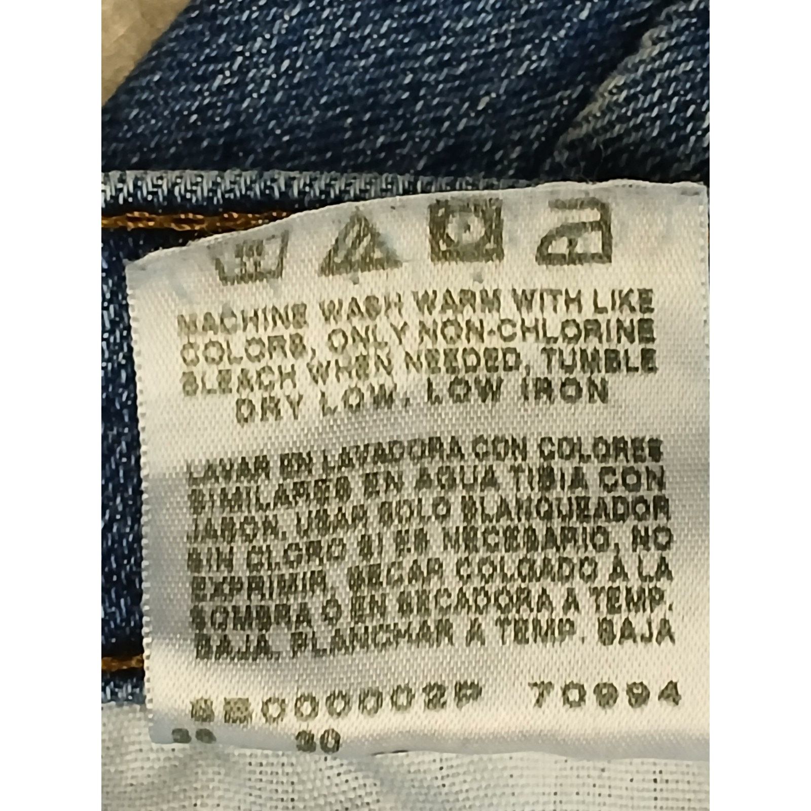 Other Ryders (14P) women's Relaxed Straight Leg Blue Denim Jeans Size 36" / US 14 / IT 50 - 9 Thumbnail