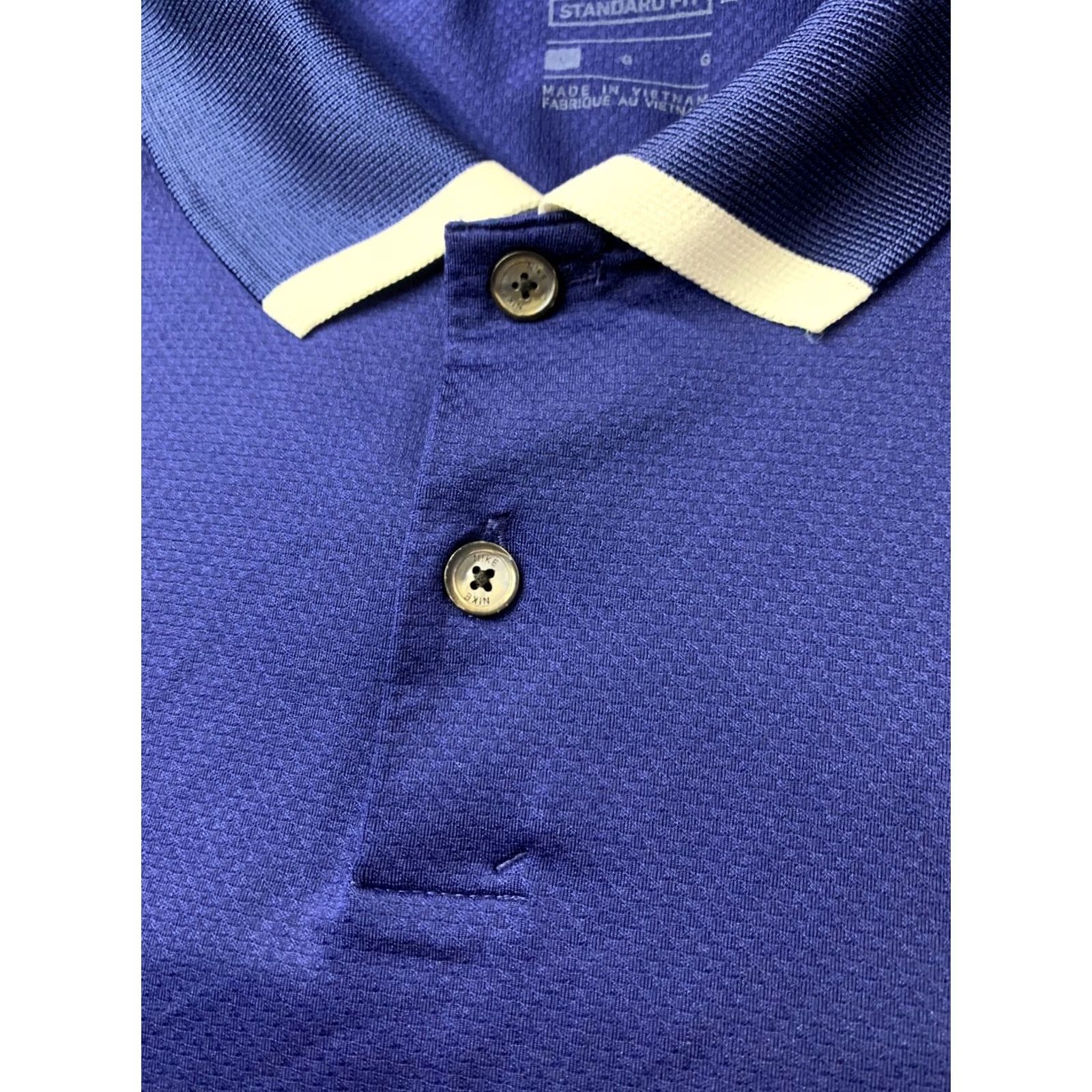 Nike NIKE GOLF DRI-FIT 2020 MEN TRAINING POLO SHIRT JERSEY ORIGINAL SIZE L Blue and White Polo Mens 2020 Nike Golf Shirt Size US L / EU 52-54 / 3 - 4 Thumbnail
