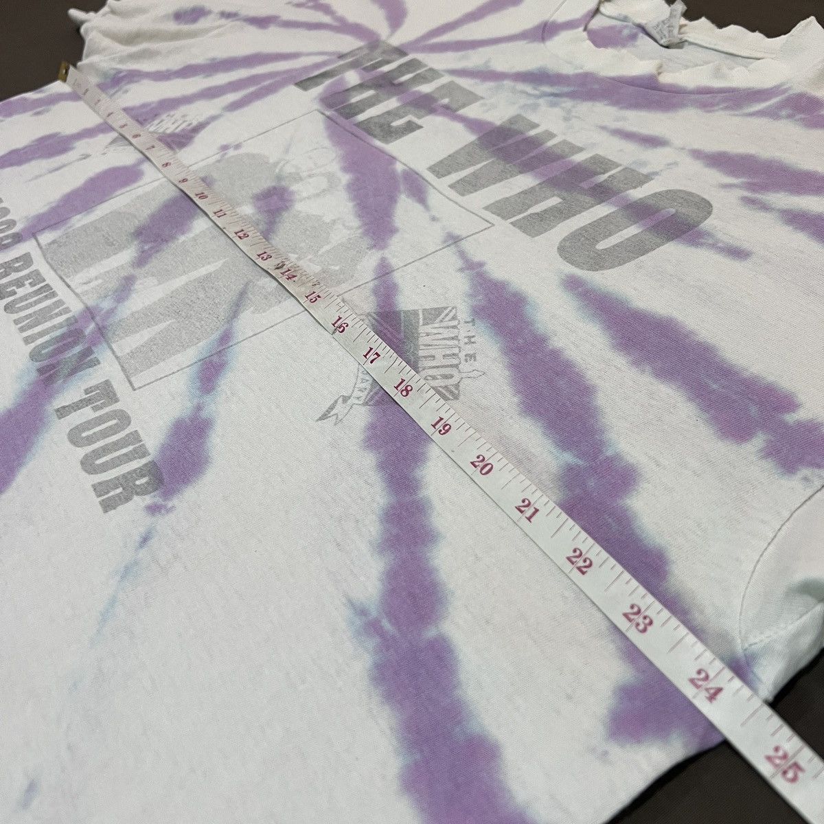 Band Tees × Vintage Vintage 80s 1989 THE WHO Tour Promo Tee 2XL Faded Size US XXL / EU 58 / 5 - 16 Thumbnail