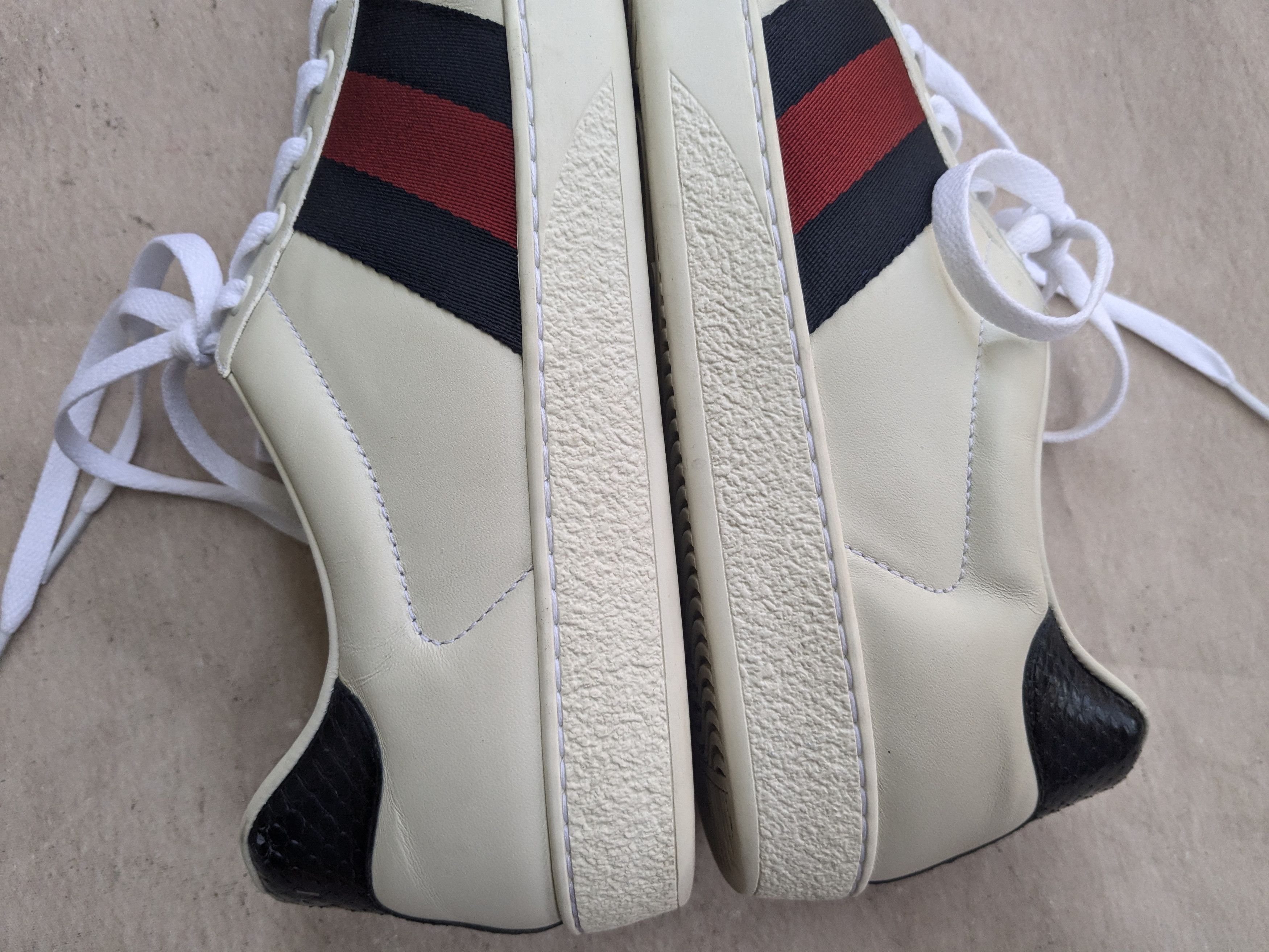 Gucci Gucci Ace Sneakers White 9.5 White Low Tops 386750 Size US 9.5 / EU 42-43 - 6 Thumbnail