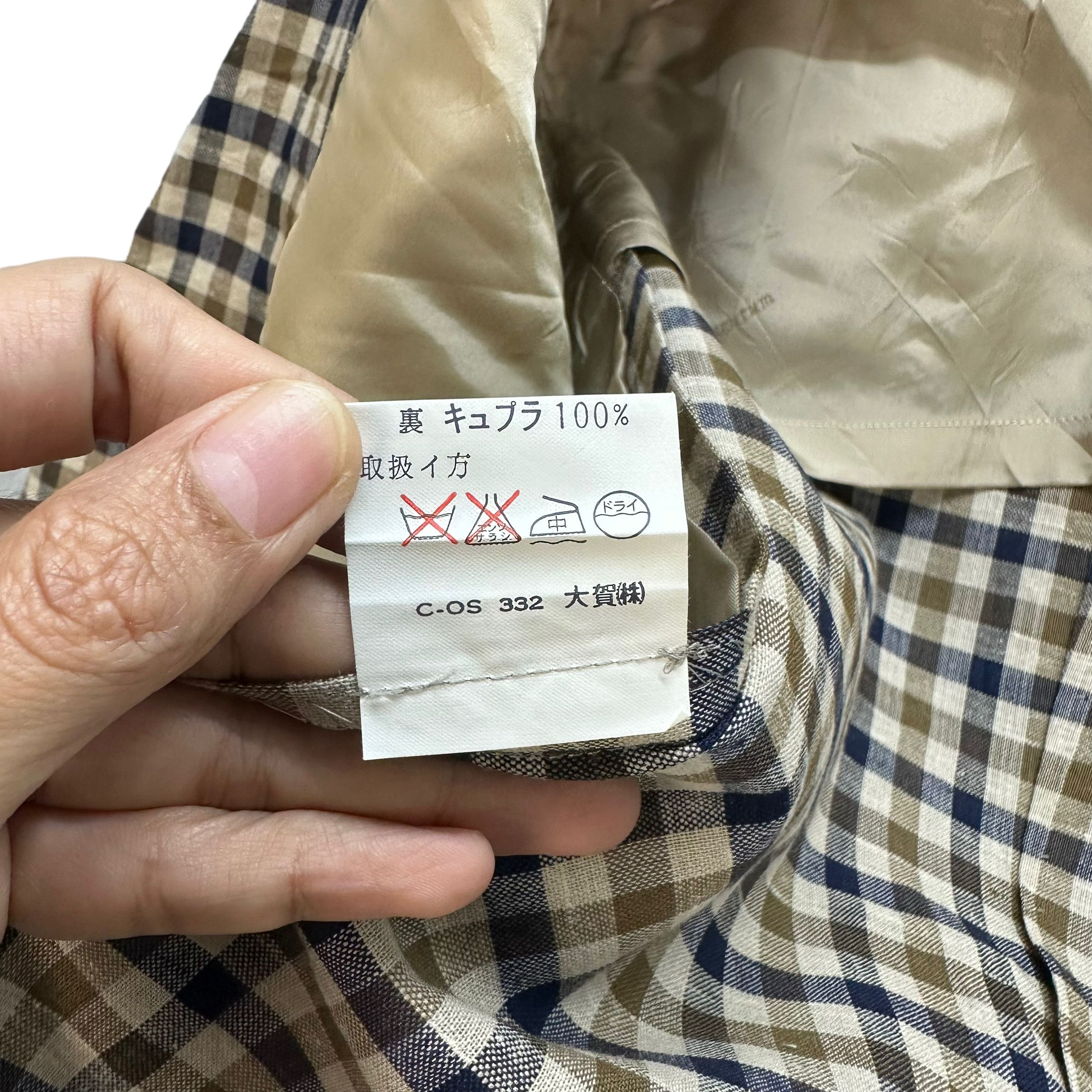 Aquascutum AQUASCUTUM CHECKED SUIT JACKET / BLAZERS #7835-181 Size M / US 6-8 / IT 42-44 - 9 Thumbnail