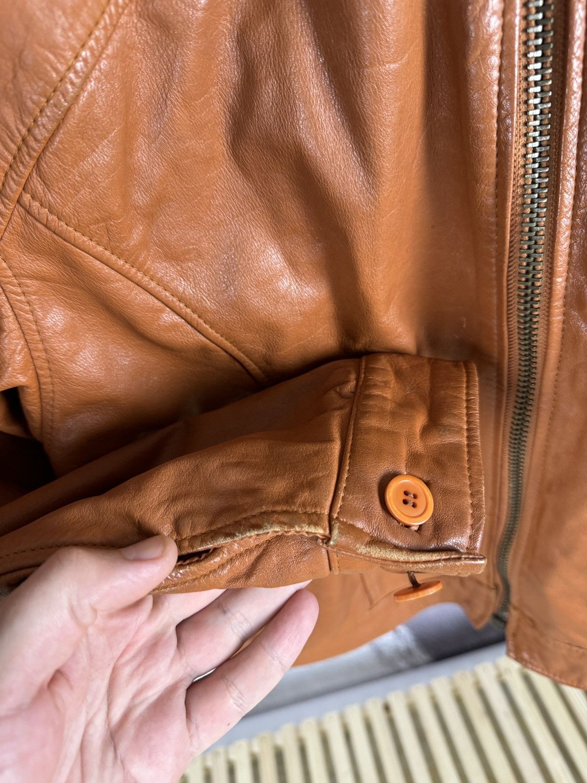 GF Ferre Vintage Leather Oaks by Gianfranco Ferre leather jacket rare Size US M / EU 48-50 / 2 - 10 Thumbnail