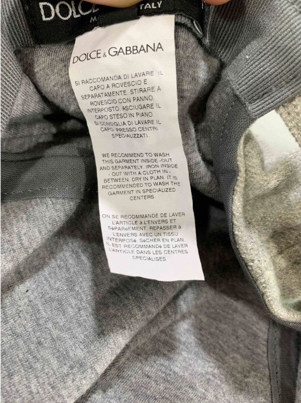 Dolce & Gabbana Dolce & Gabbana 🇮🇹 Grey Knit ITALIA Unisex Ball Cap NEW Size ONE SIZE - 8 Thumbnail
