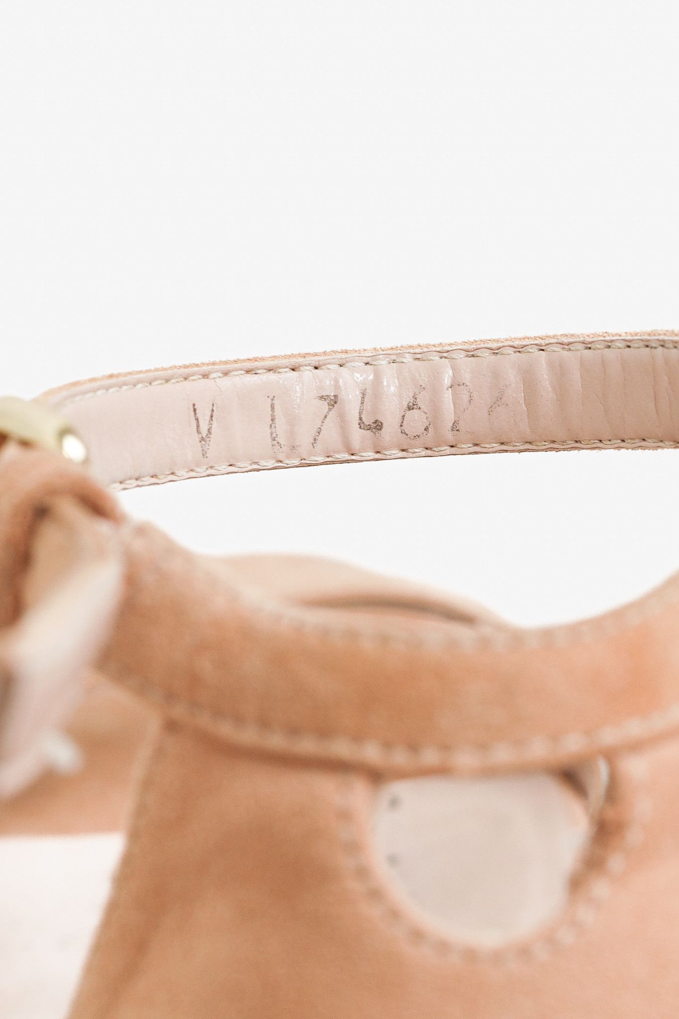Stuart Weitzman Stuart Weitzman NearlyNude Naked Suede Ankle-Strap Sandals Size US 8.5 / IT 38.5 - 10 Thumbnail