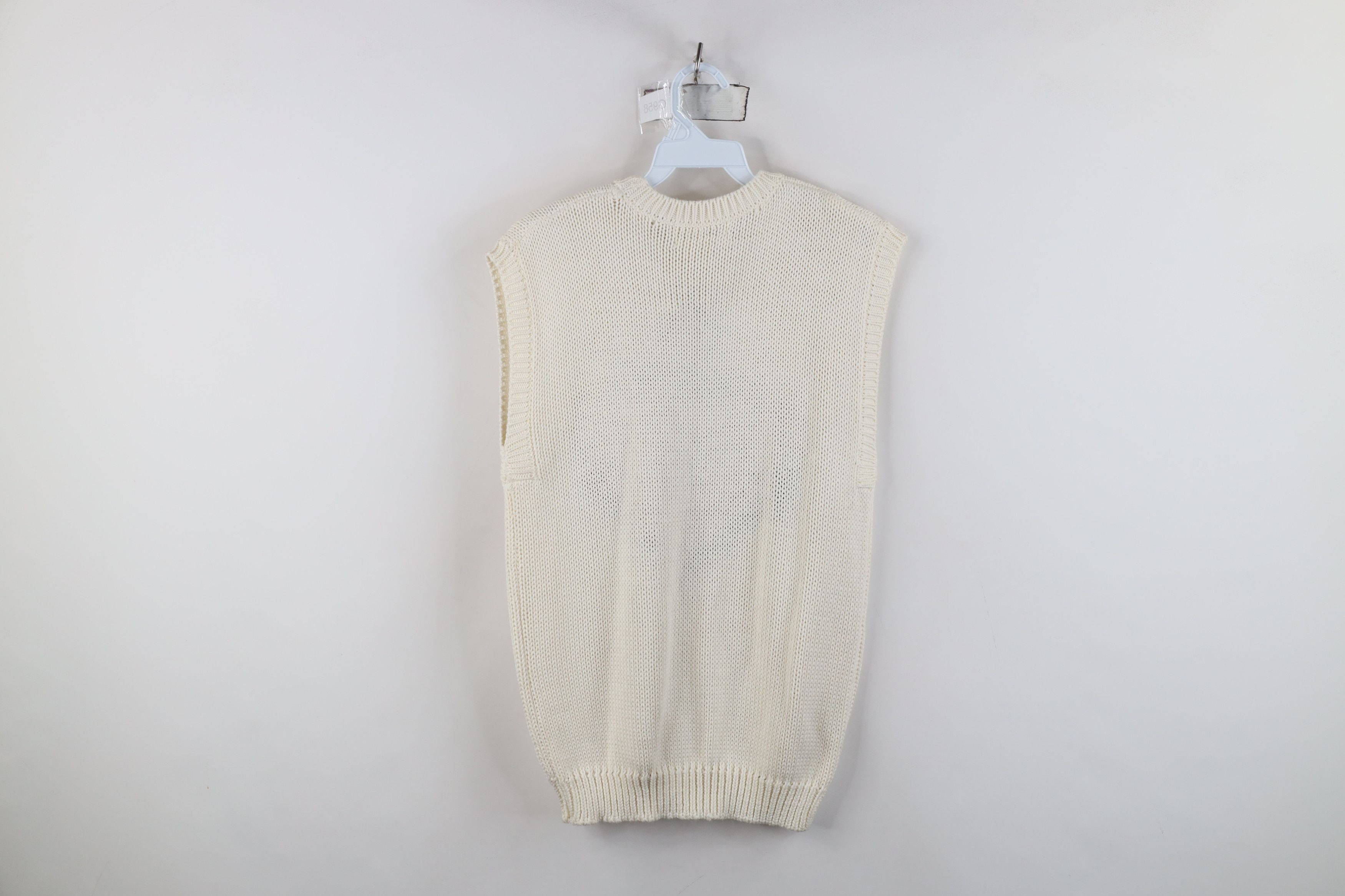 Vintage Deadstock Vintage 80s 90s Streetwear Anchor Sweater Vest Size L / US 10 / IT 46 - 10 Thumbnail