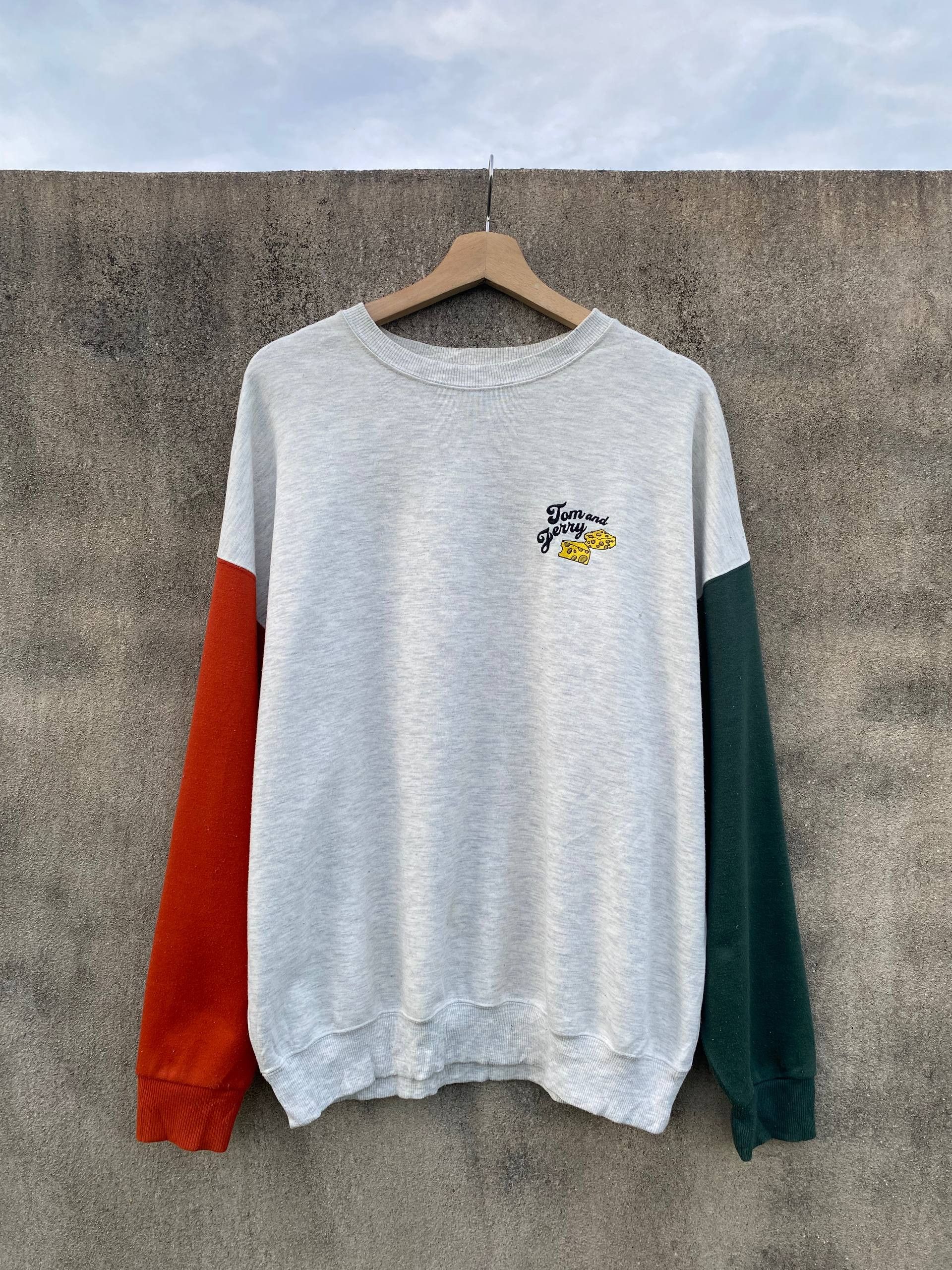 Cartoon Network Tom And Jerry Boxy Baggy Sweatshirt Size US M / EU 48-50 / 2 - 2 Thumbnail