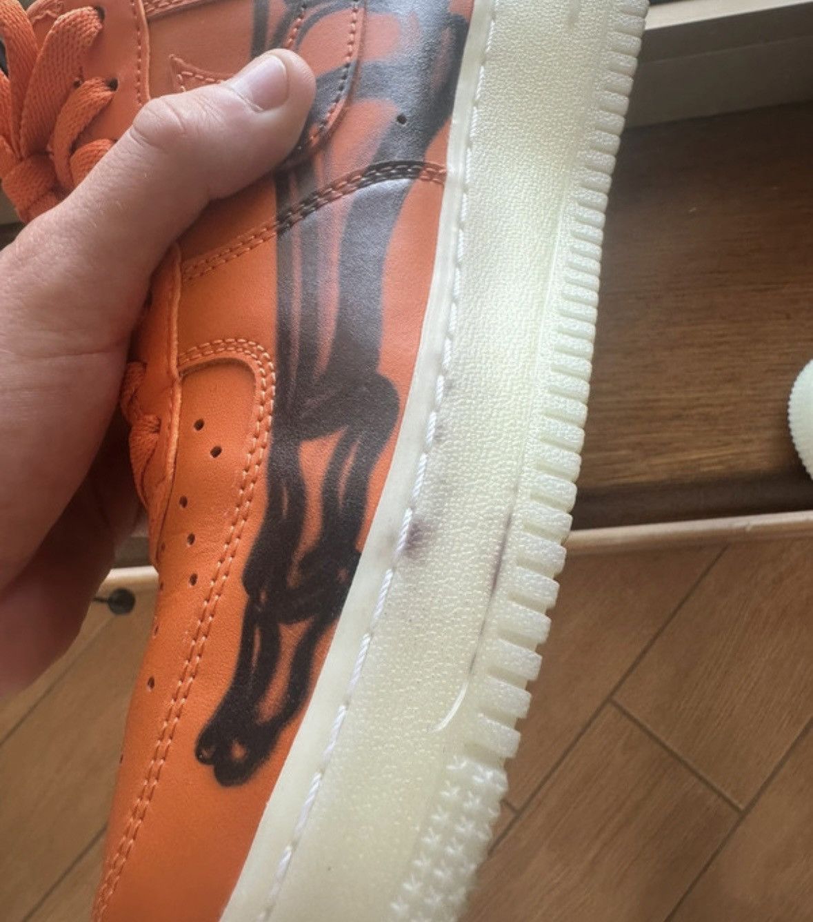 Nike Nike Air Force 1 Low Skeleton Halloween Size US 11 / EU 44 - 9 Thumbnail