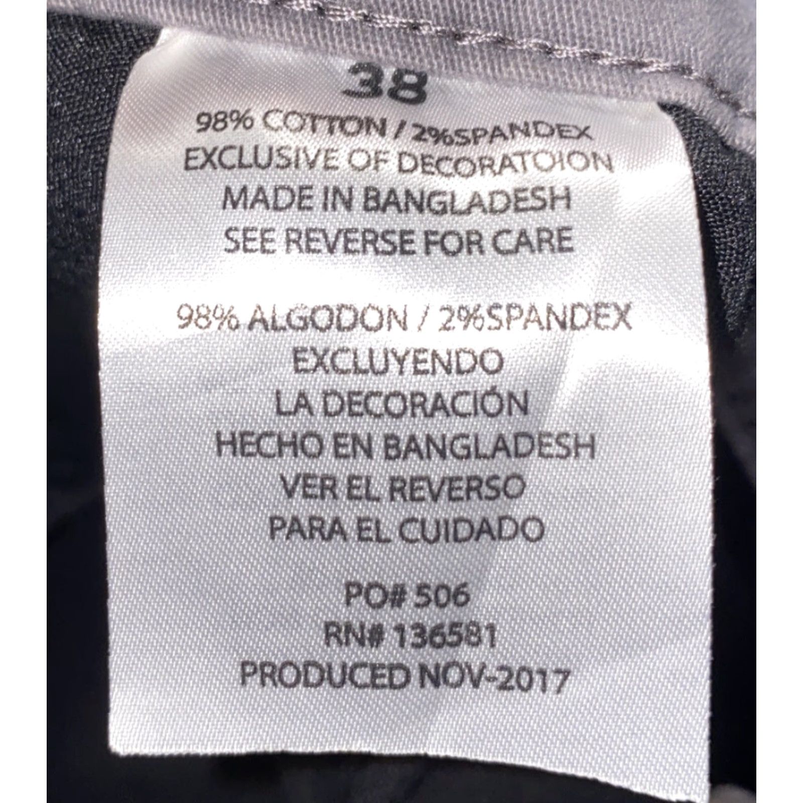 Nat Nast Nat Nast Mens Black Cotton Zip Fly Shorts Size 38 Regular Casual Shorts Shirt? Size US 38 / EU 54 - 6 Thumbnail