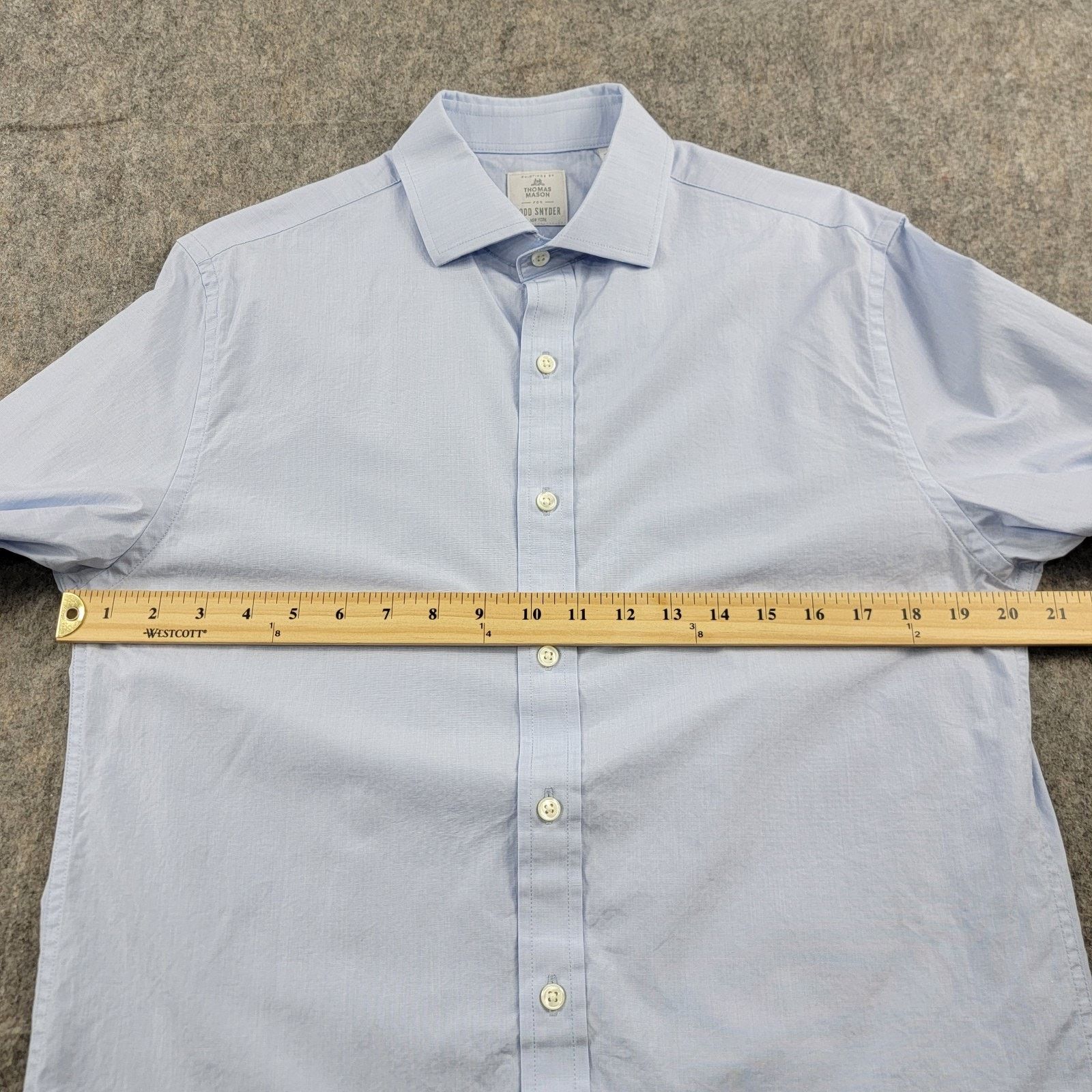Todd Snyder Todd Snyder x Thomas Mason Dress Shirt SH2002890 Size US S / EU 44-46 / 1 - 4 Thumbnail