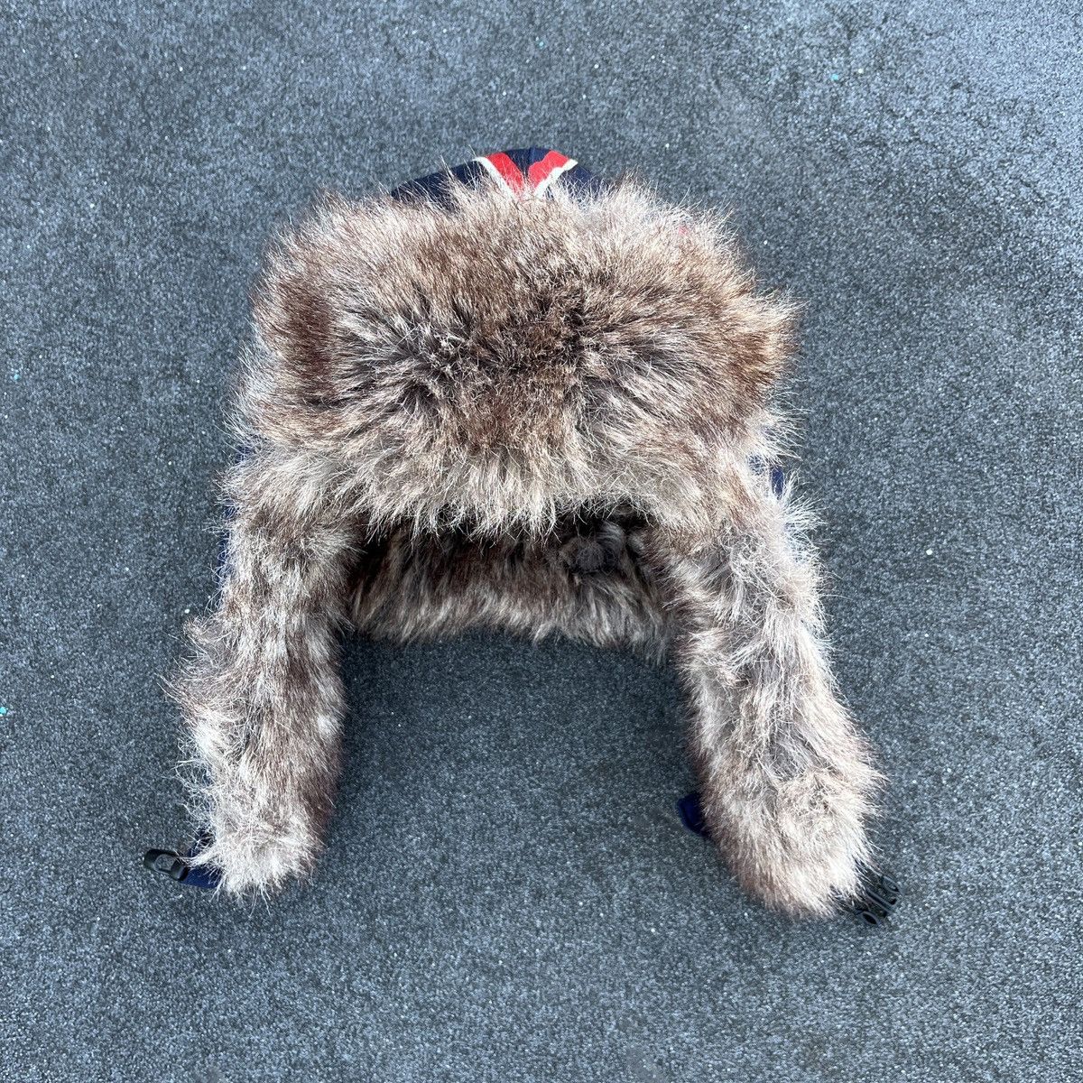 image of Supreme Faux Fur Trooper Hat (Unisex) in Navy, Men's