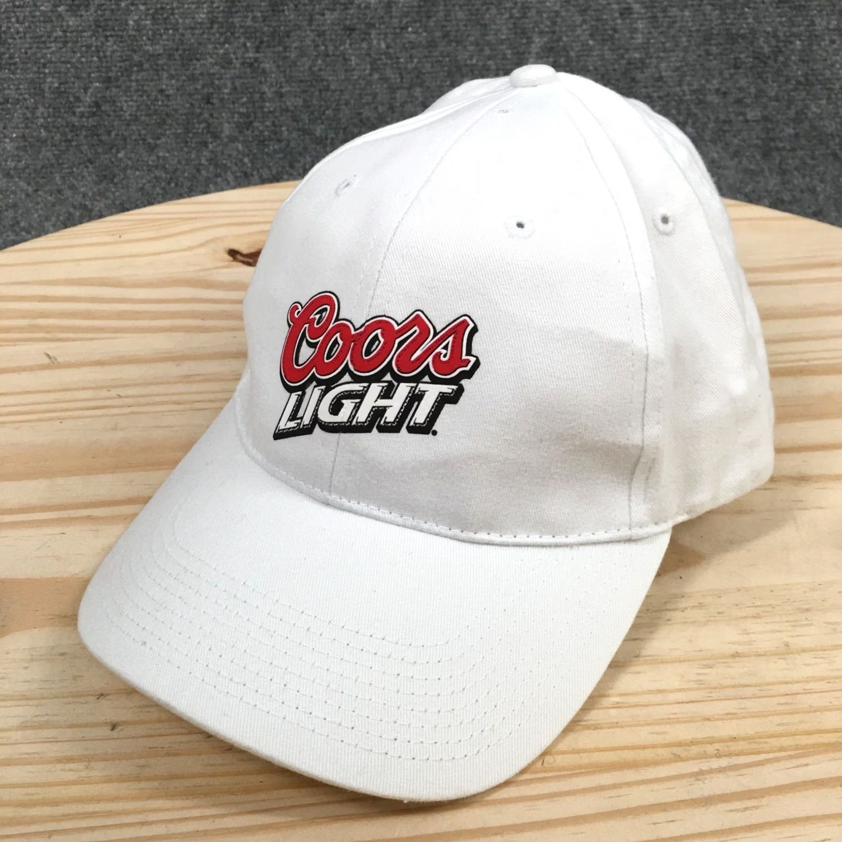 Logo 7 Coors Light Logo Baseball Cap Summer Hat Mens One Size White Cotton Adjustable Size ONE SIZE - 2 Thumbnail
