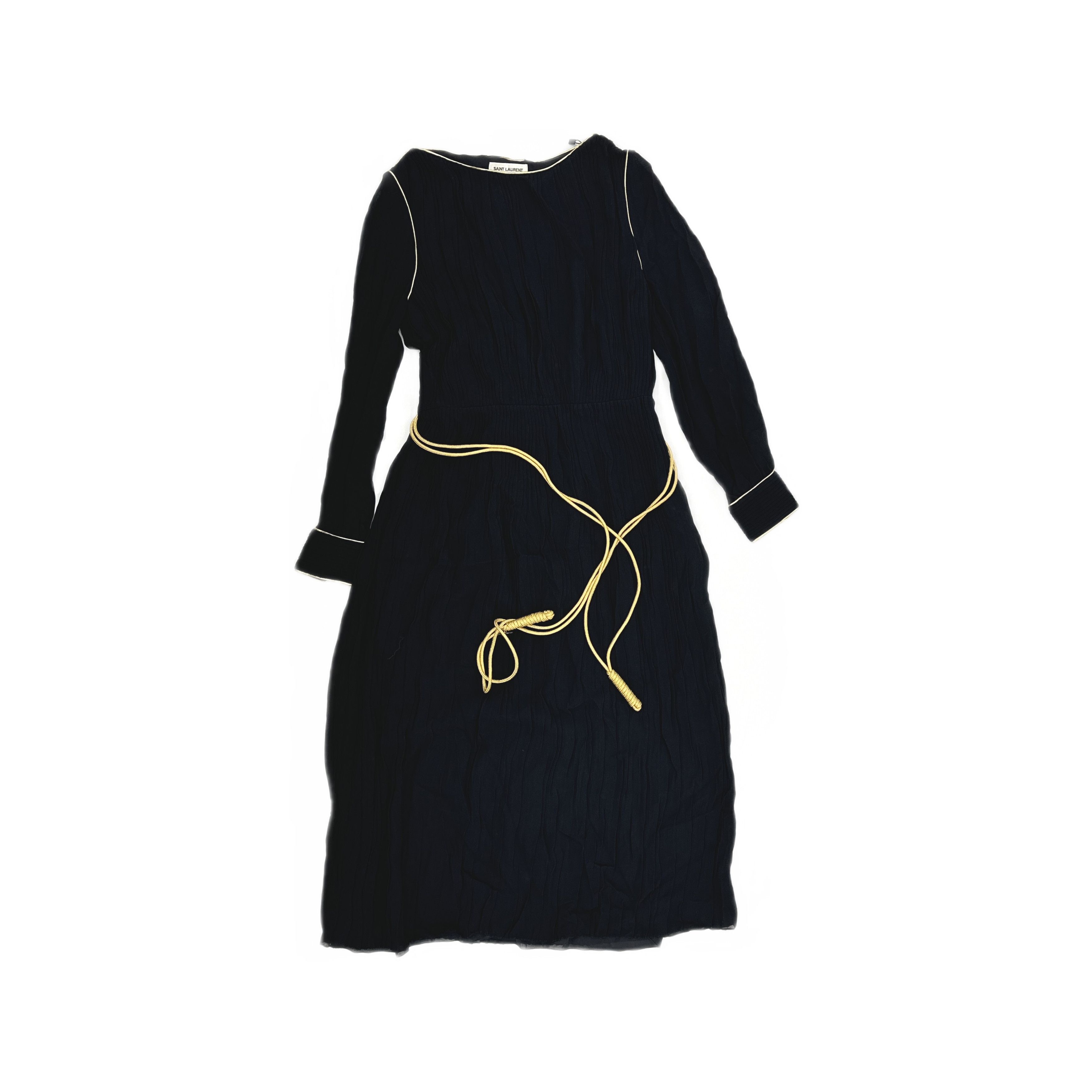 Saint Laurent Paris Saint Laurent Long Sleeve Midi Dress F40 Size M / US 6-8 / IT 42-44 - 1 Thumbnail