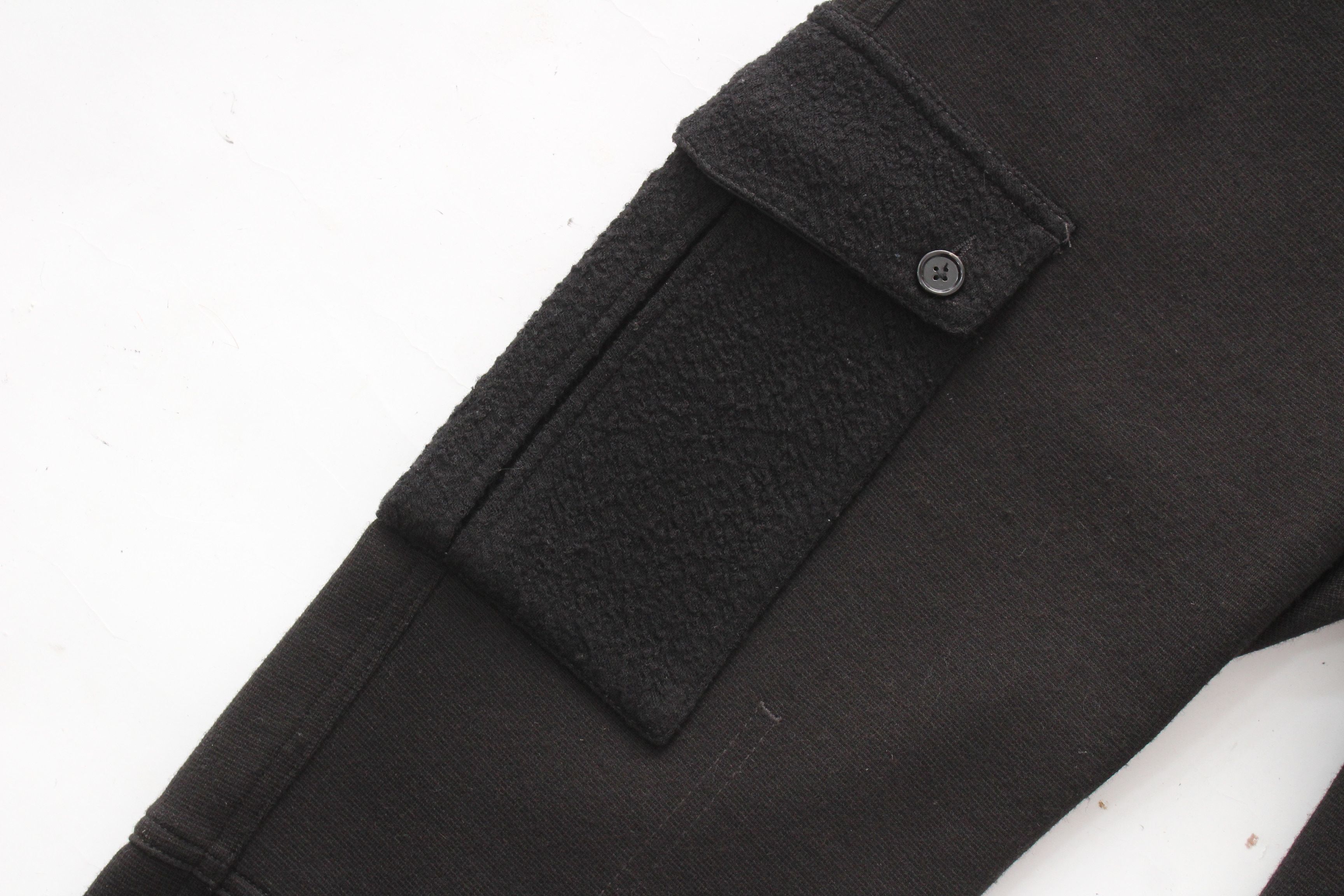 Dolce & Gabbana Dolce & Gabbana Black Wool Cargo Pants Size IT 44 Size US 28 / EU 44 - 4 Thumbnail