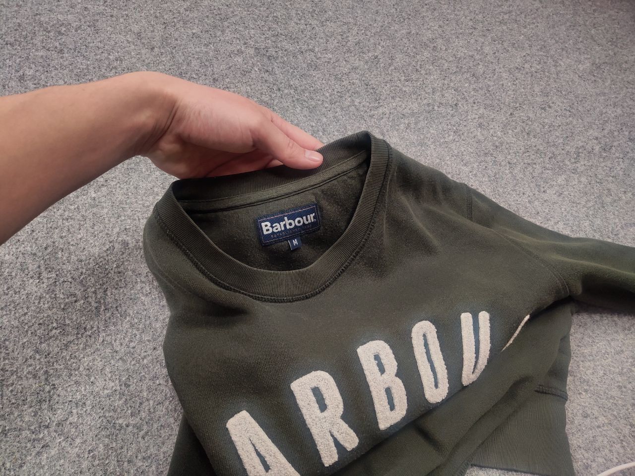 Barbour Barbour prep logo crew neck Logo sweatshirt Vintage Style Size US M / EU 48-50 / 2 - 13 Thumbnail
