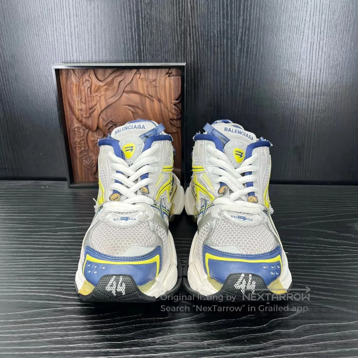 Balenciaga Multi-Color High-Top Sneakers Size 11. Size US 11 / EU 44 - 4 Thumbnail