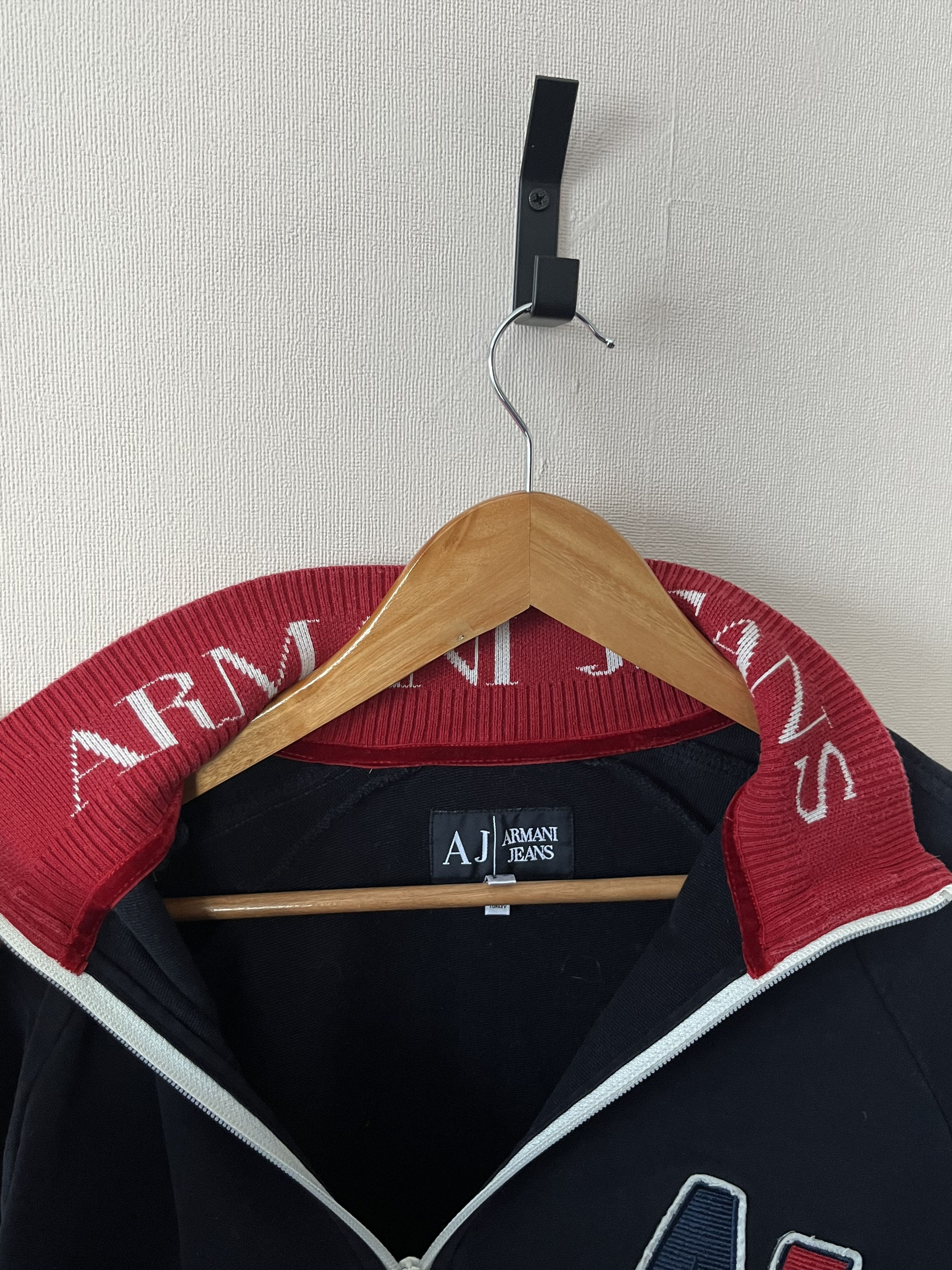 Armani Armani Jeans Vintage AJ Zip Sweatshirt Track Jacket Blue Size US L / EU 52-54 / 3 - 7 Thumbnail