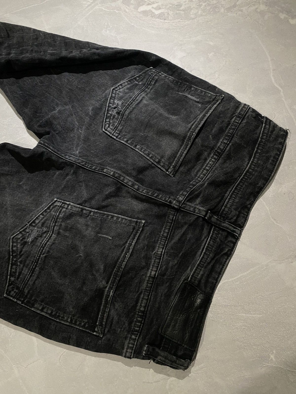Vintage Slim CRAZY RARE Avan / Distressed Style Japan / Y2K Designer Size US 31 - 5 Thumbnail