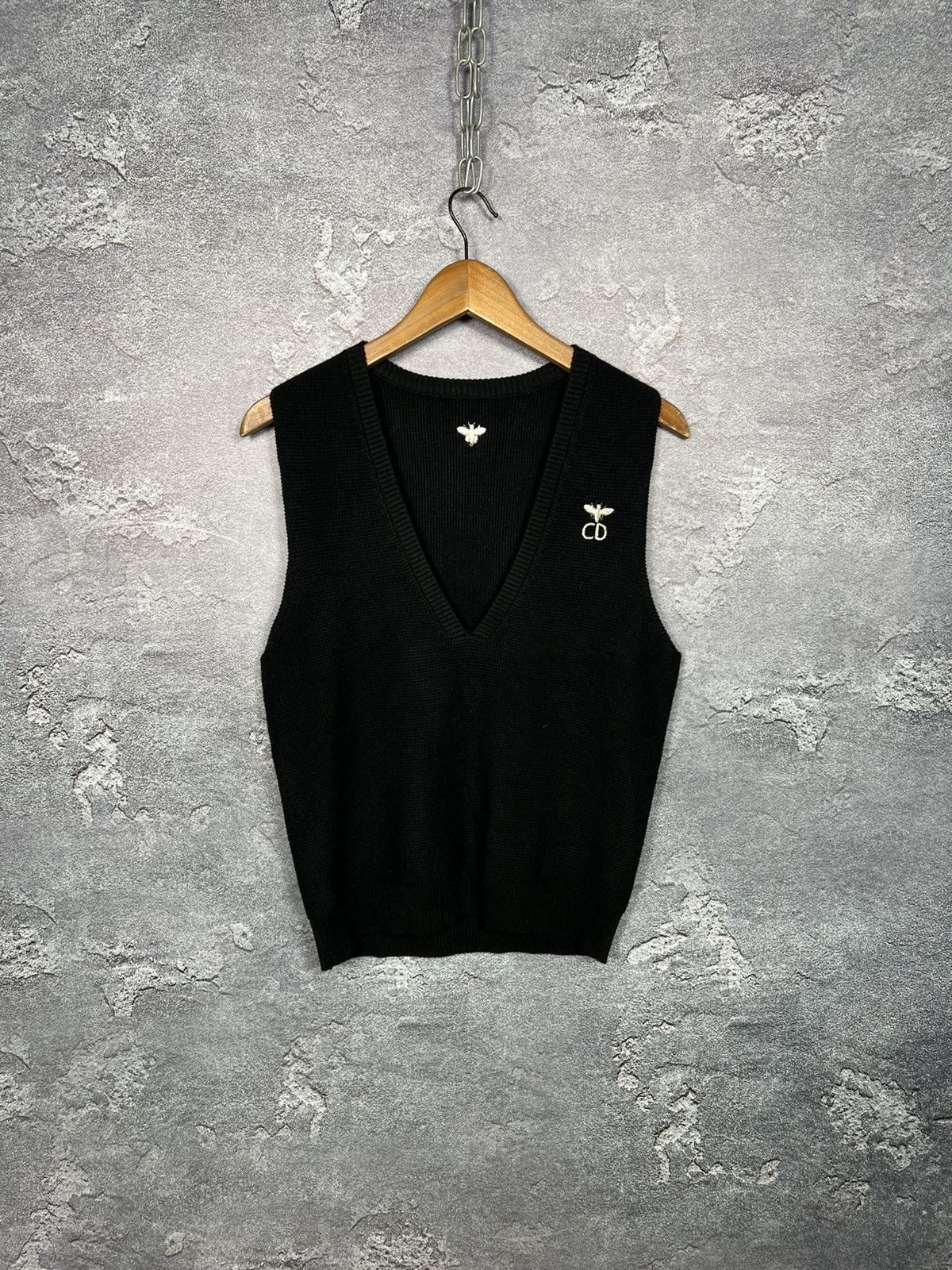 Other Vintage Christian Dior Oversize Cotton Vest With Logo Size S / US 4 / IT 40 - 1 Thumbnail