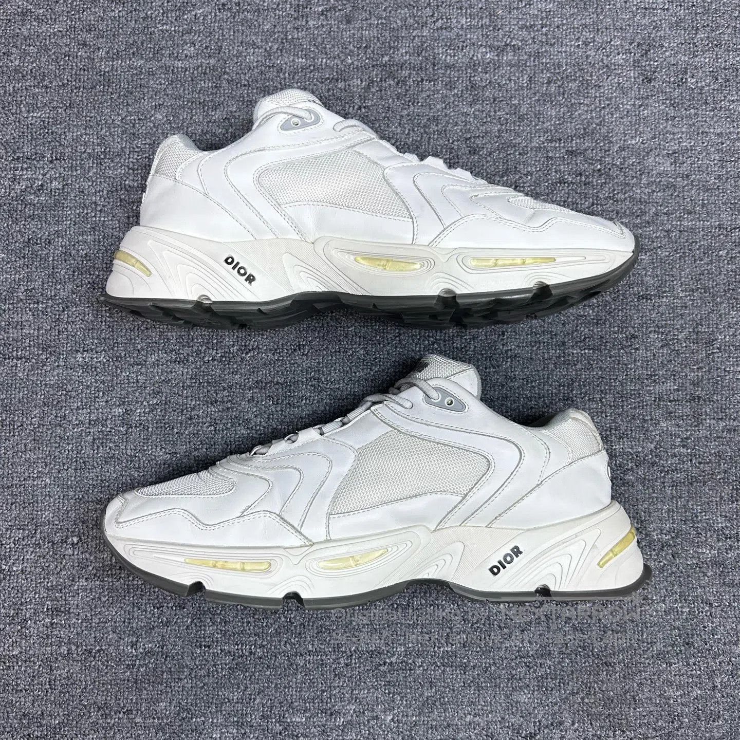 Dior Dior Pure White Low Top Casual Dad Shoes| Size US 12 / EU 45 - 2 Thumbnail