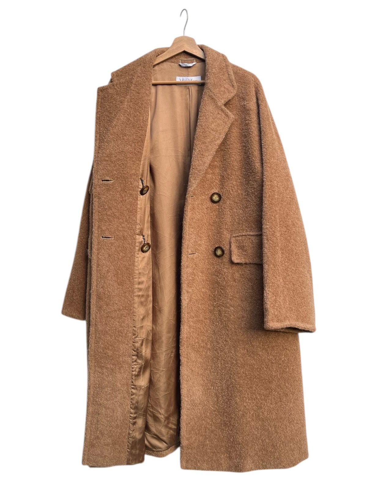 Max Mara Max Mara Alpaca Wool Double Breasted Coat Size M / US 6-8 / IT 42-44 - 6 Thumbnail