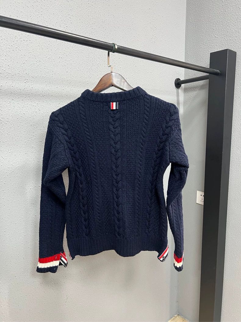 Thom Browne Thom Browne size2 Hemp knitted sweater Size US M / EU 48-50 / 2 - 2 Thumbnail