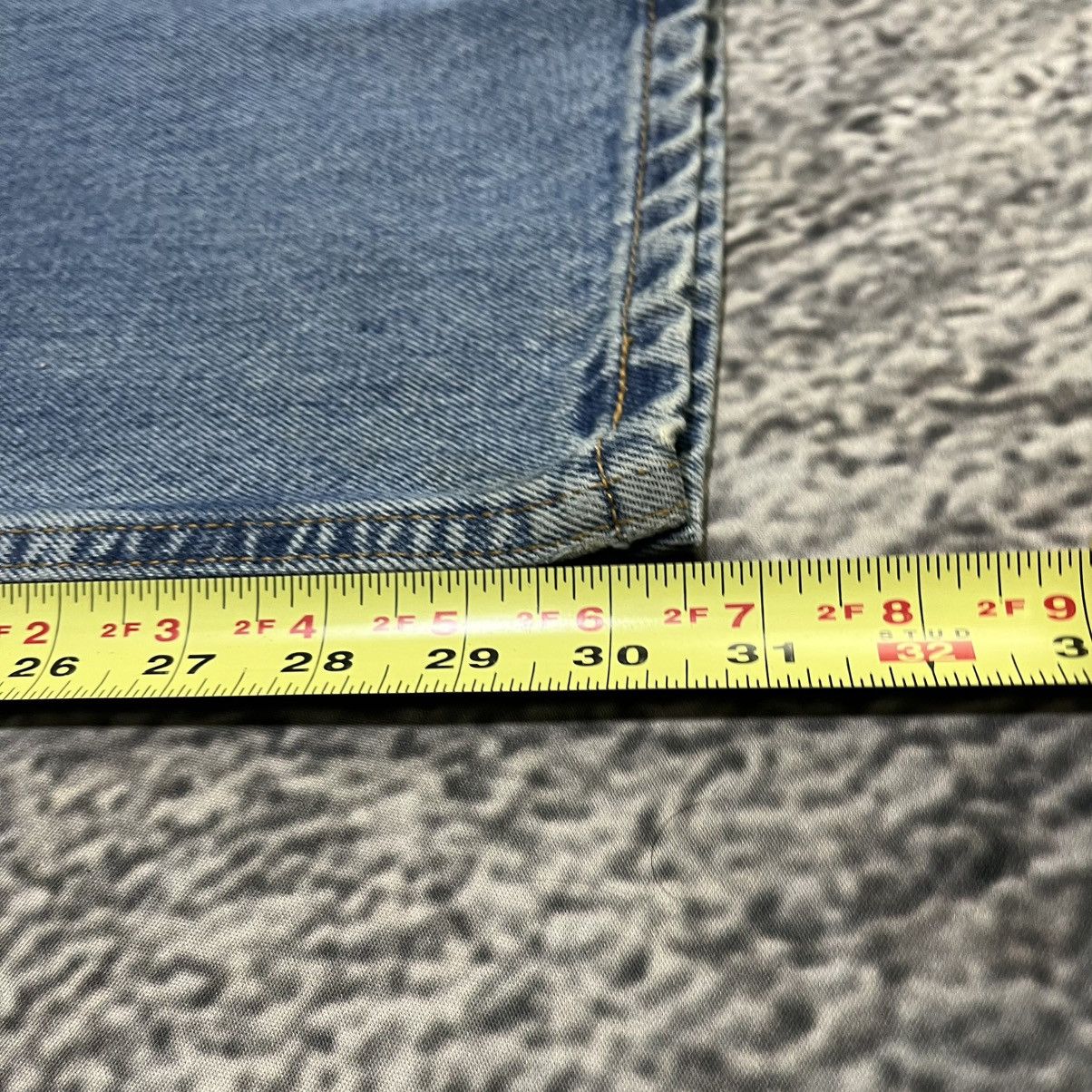 Levi's VINTAGE 90s LEVI'S 505 REGULAR FIT STRAIGHT LEG BLUE JEANS Size US 34 / EU 50 - 17 Thumbnail