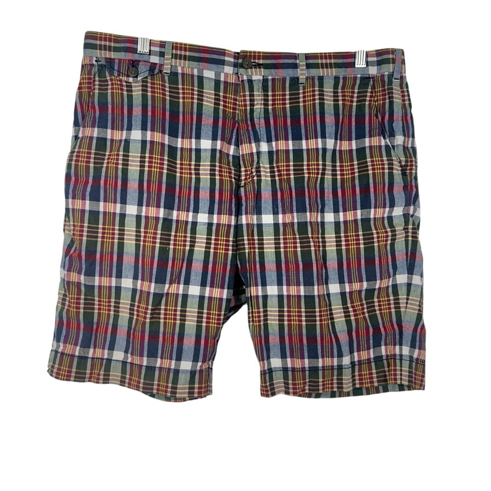 Polo Ralph Lauren Vintage 1990s Polo Ralph Lauren Plaid Men's Shorts Size 38 Size US 38 / EU 54 - 2 Thumbnail