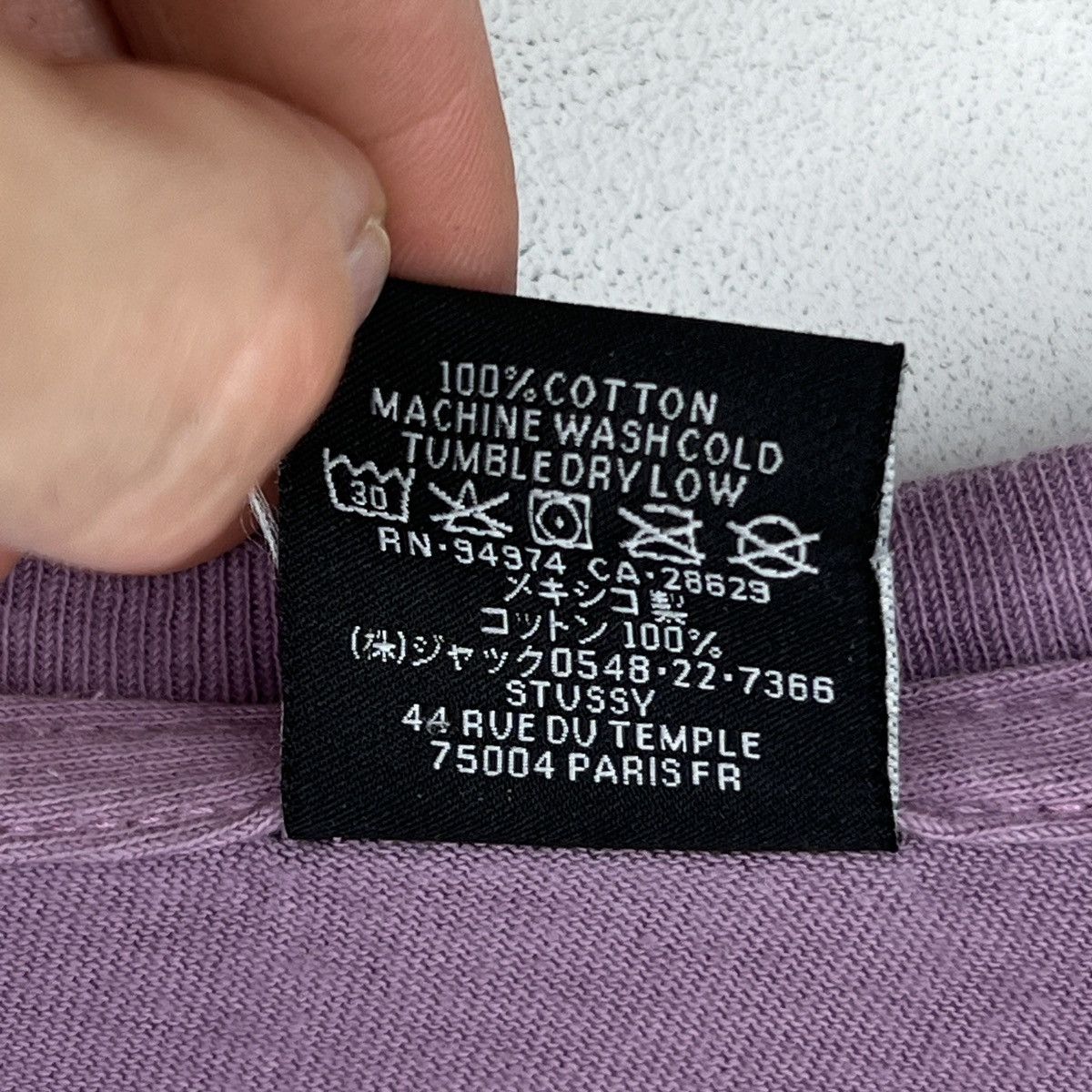 Stussy Vintage Stussy International Tshirt Tee Big Logo Purple Size US M / EU 48-50 / 2 - 7 Thumbnail
