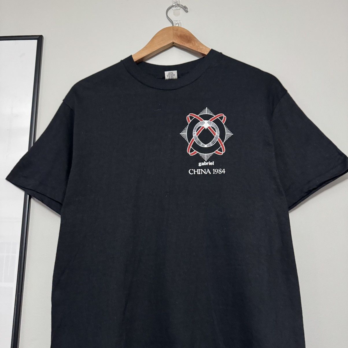 Band Tees × Vintage VINTAGE 1984 PETER GABRIEL CHINA TOUR RARE 80s BAND TEE Size US L / EU 52-54 / 3 - 3 Thumbnail
