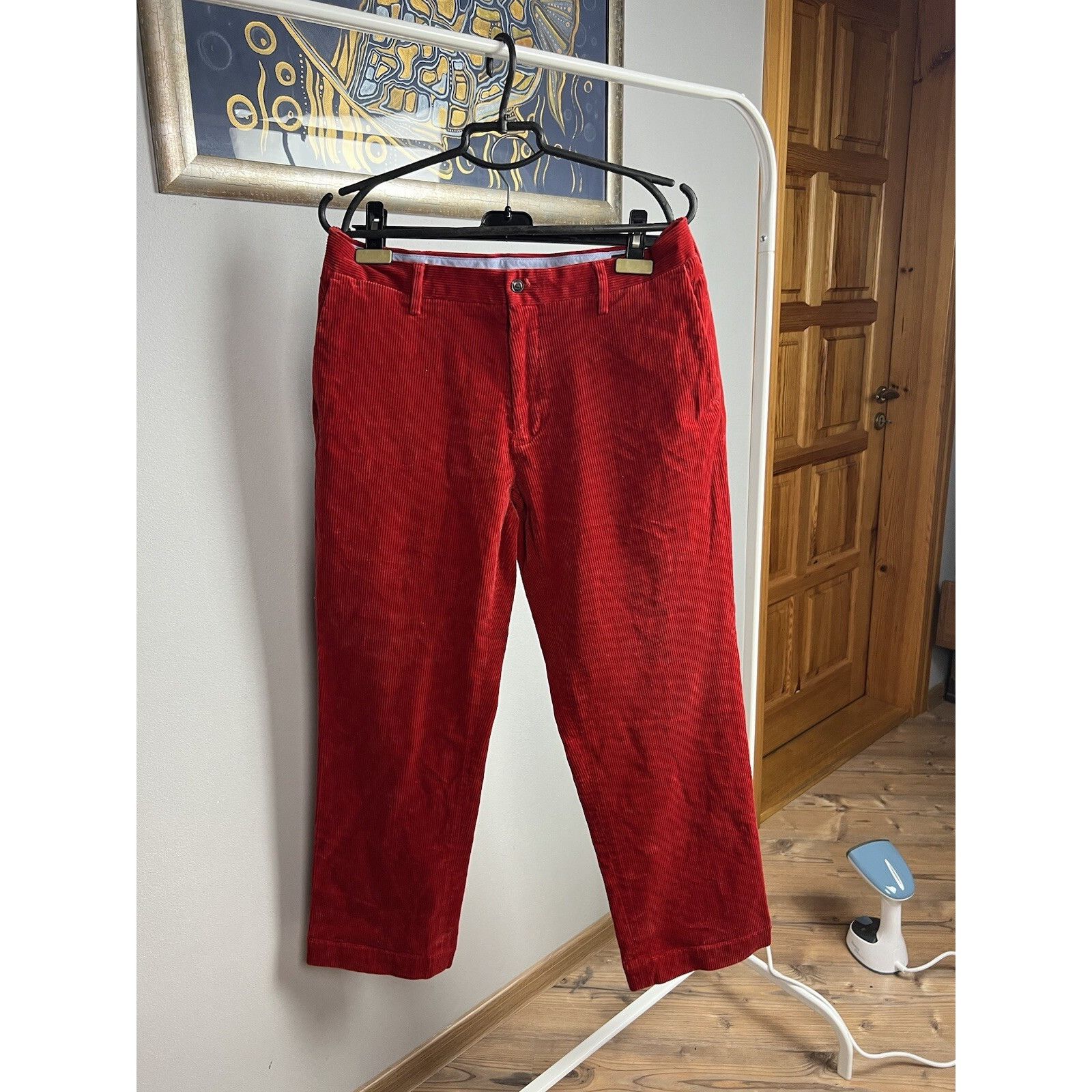 Polo Ralph Lauren MINT! Polo Ralph Lauren Red Corduroy Classic Fit Chino Pants Size US 33 - 7 Thumbnail