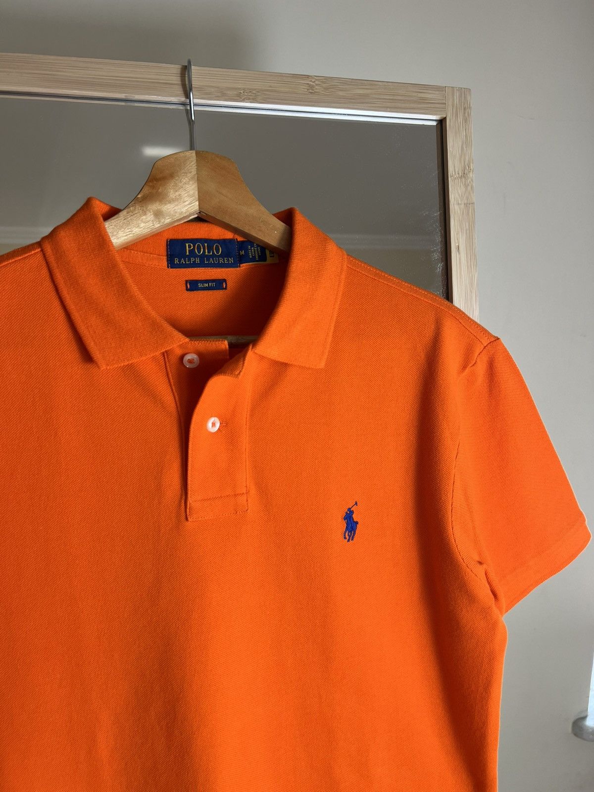 Polo Ralph Lauren 🔥 Ralph Lauren Classic Polo – Bright Orange Minimalist Y2K Size US M / EU 48-50 / 2 - 5 Thumbnail