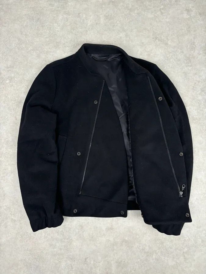 Kenzo Kenzo Asymmetrical Wool Black Jacket Size US L / EU 52-54 / 3 - 7 Thumbnail