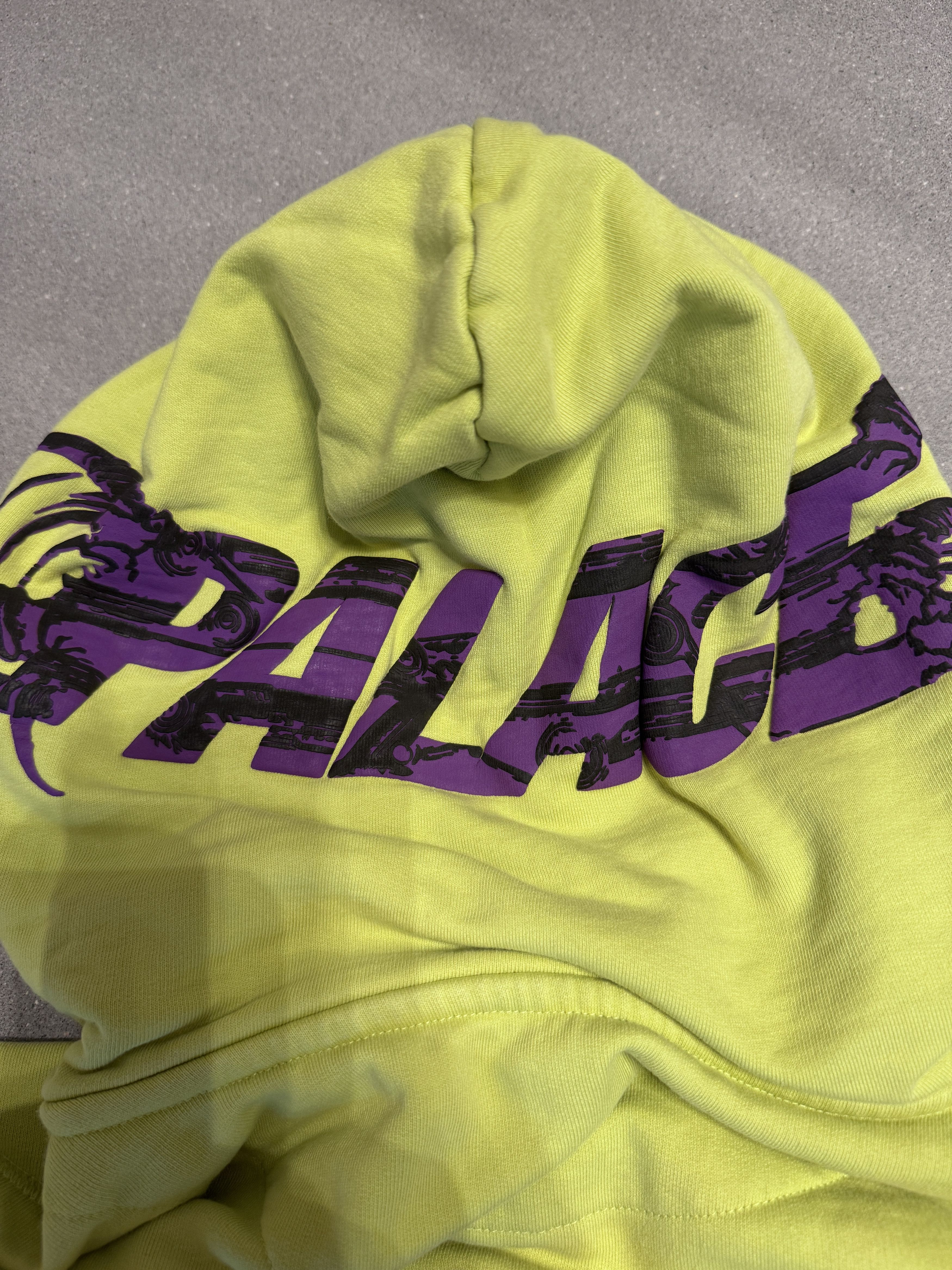 Other PALACE - Lime-green hoodie with cool purple graphic Size S / US 4 / IT 40 - 9 Thumbnail