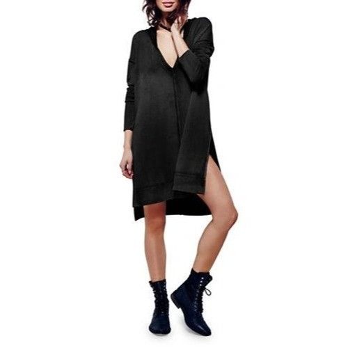 Free People RARE Free People Distressed Green V-Neck Hooded Tunic S | Bo Size S / US 4 / IT 40 - 15 Thumbnail