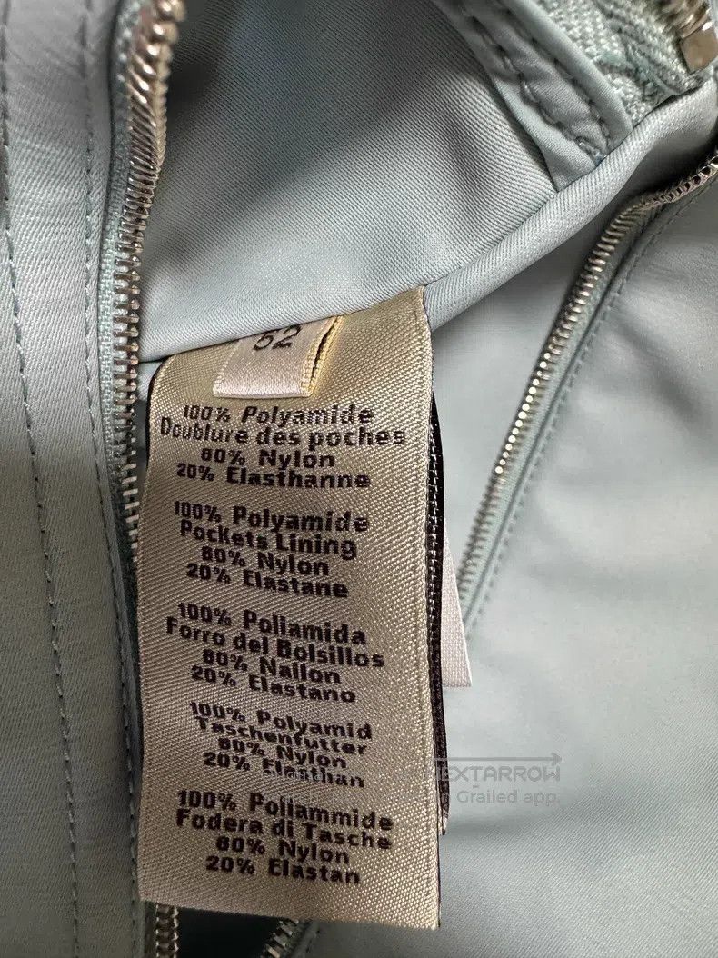 Hermes Hermes Jacket coat, tech fabric, leather-like texture, ice Size US L / EU 52-54 / 3 - 8 Thumbnail