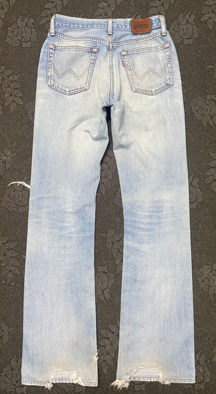 Edwin 💥FLARE💥VINTAGE EDWIN DISTRESSED DENIM JEANS Size US 29 - 2 Thumbnail