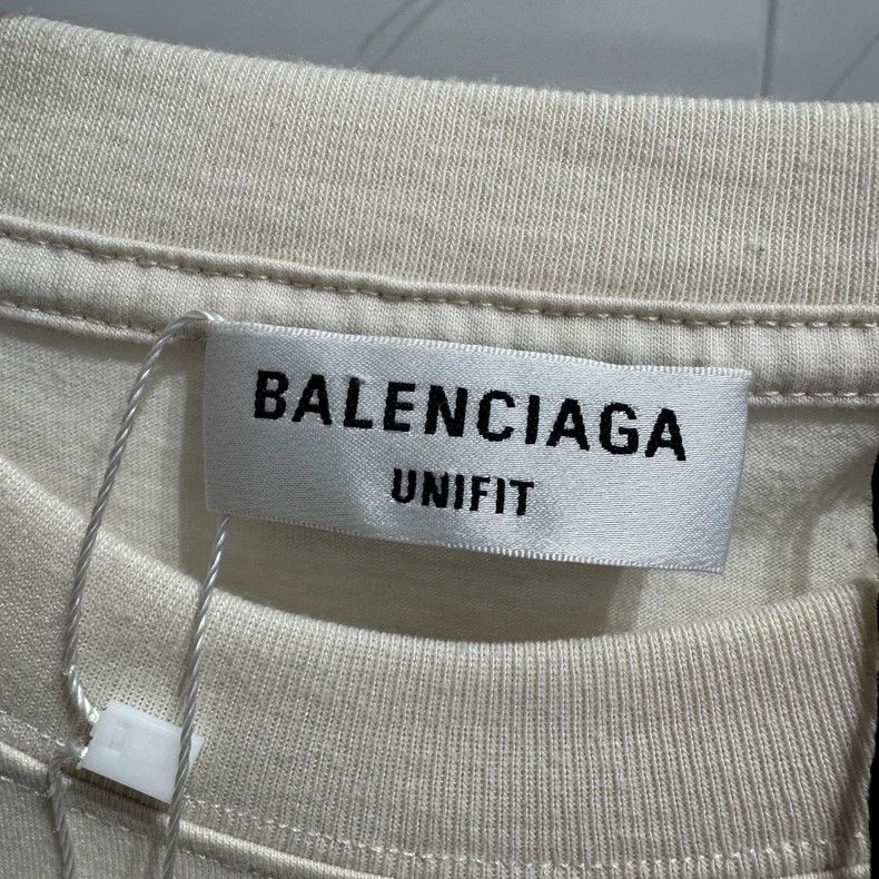 Balenciaga Balenciaga Fashion Limited Beige Front and Back Embroidere Size US S / EU 44-46 / 1 - 3 Thumbnail
