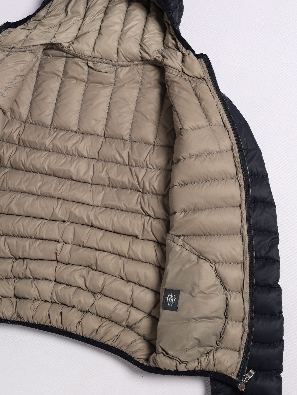 Eleventy Eleventy Nylon Down Puffer Jacket Light Navy Size S / US 4 / IT 40 - 13 Thumbnail