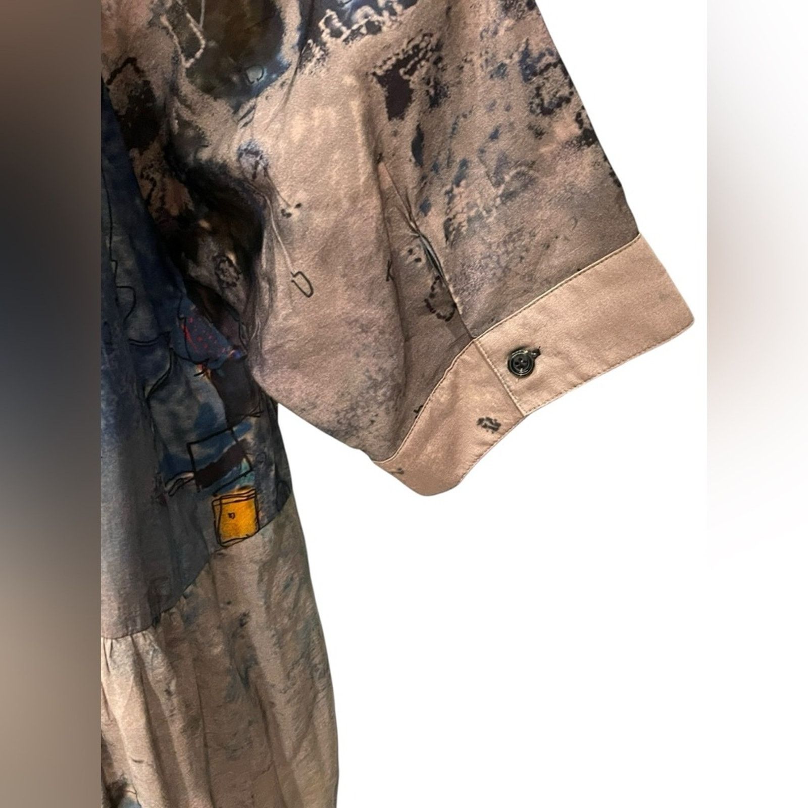 Other 3 Potato Size M/L Abstract Print Art To Wear TOP Size M / US 6-8 / IT 42-44 - 5 Thumbnail
